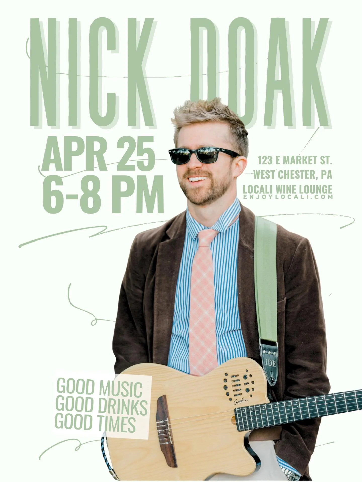 LIVE MUSIC

LoCali proudly showcases some of the best live musicians in Chester County and the greater West Chester area. We have a special passion for music and like to think that we are a unique, music-forward wine bar. Connecting with local music 