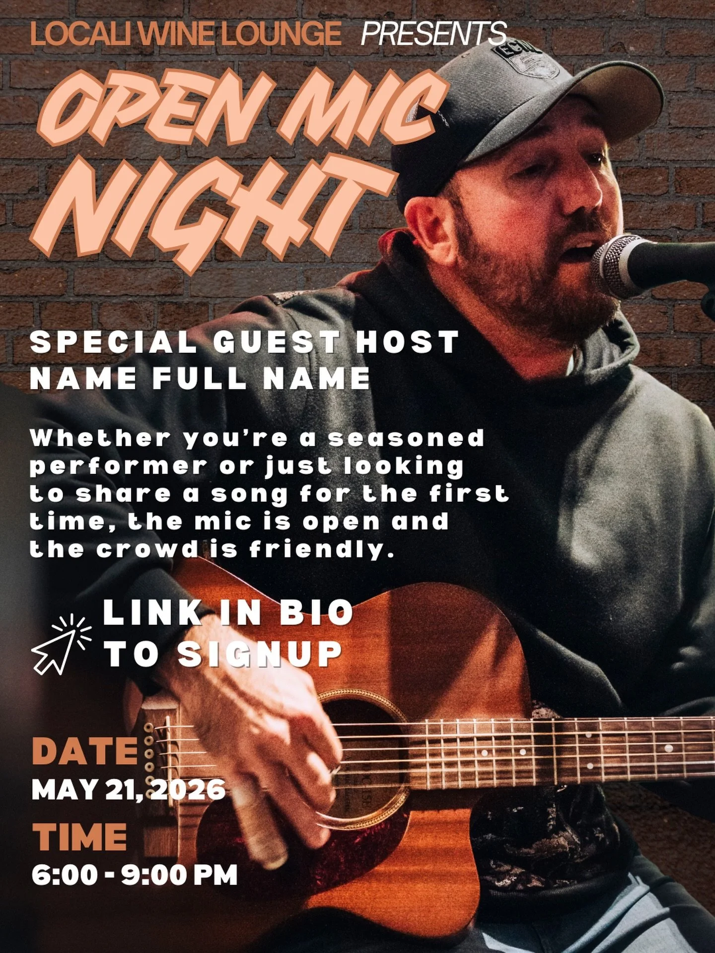 Join us this Thursday for Open Mic Night @ LoCali Wine Lounge. Click LINK IN BIO to see who&rsquo;s in the lineup and grab your slot! Come on out - try some different wines and support our performers! This month&rsquo;s host is @namefullname_ !

Whet