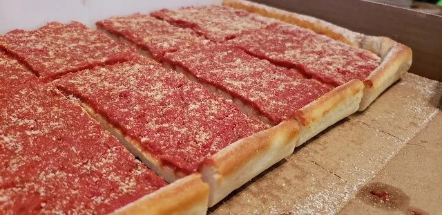 Slices of small bite food at LoCali