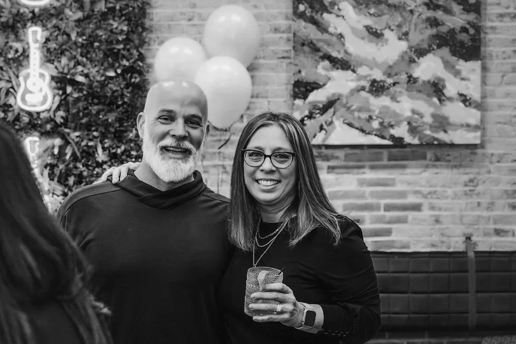 Friends celebrating at a retirement party at LoCali