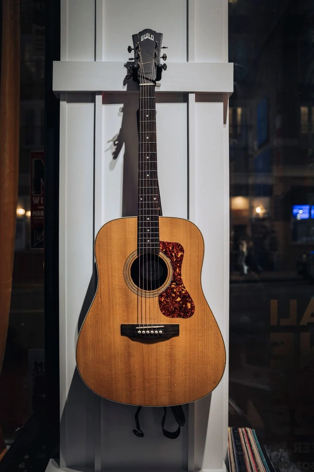 Photo of a Guild Guitar shown at LoCali