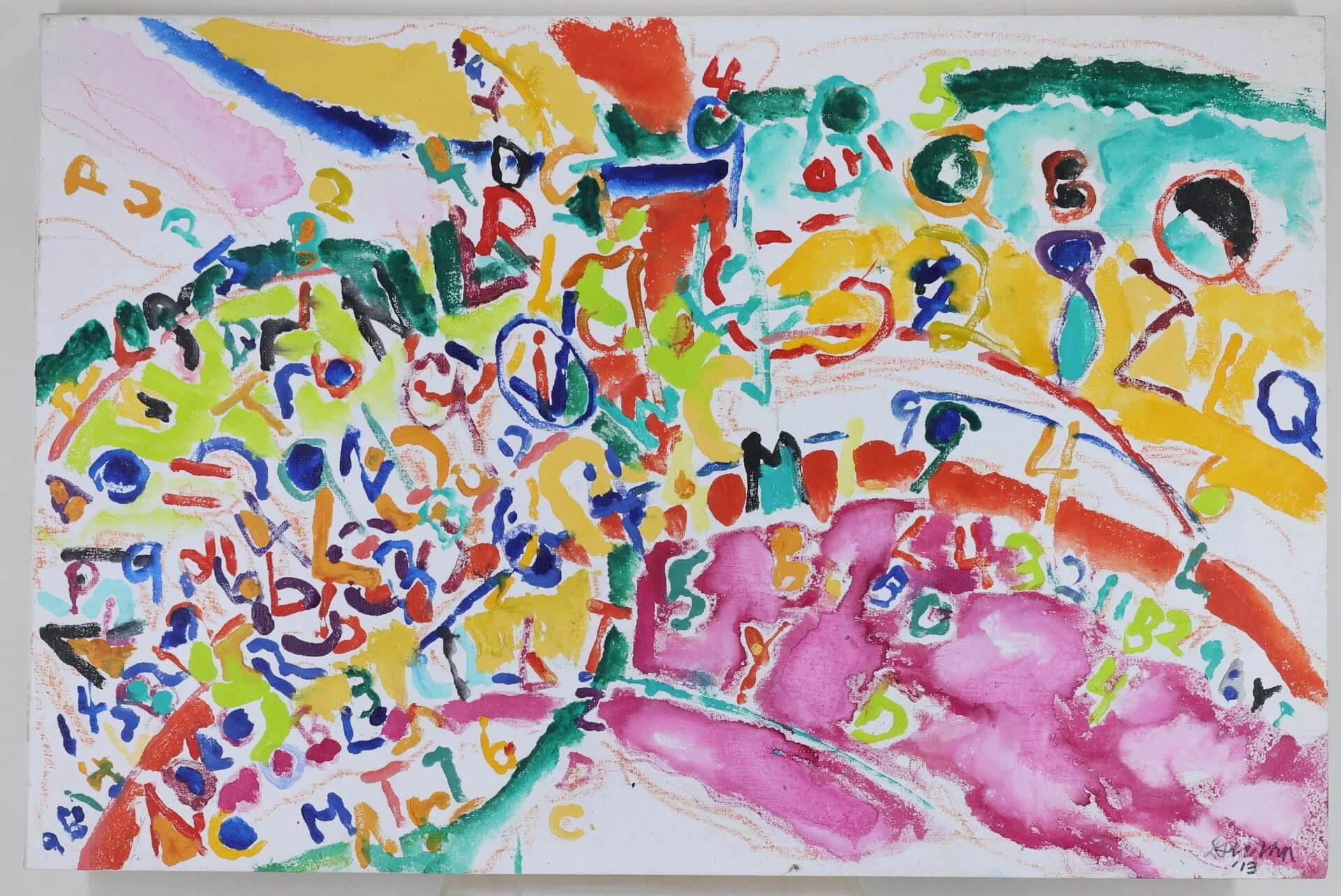 Colorful painting by John Gwinn