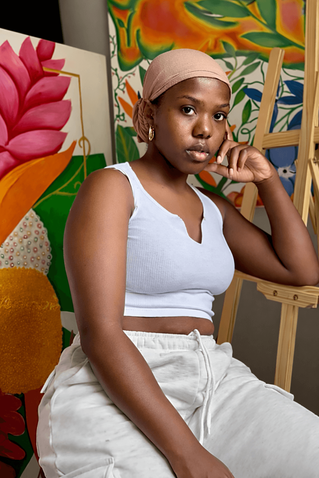 Head shot showing upcoming LoCali artist, Tahirah Coleman