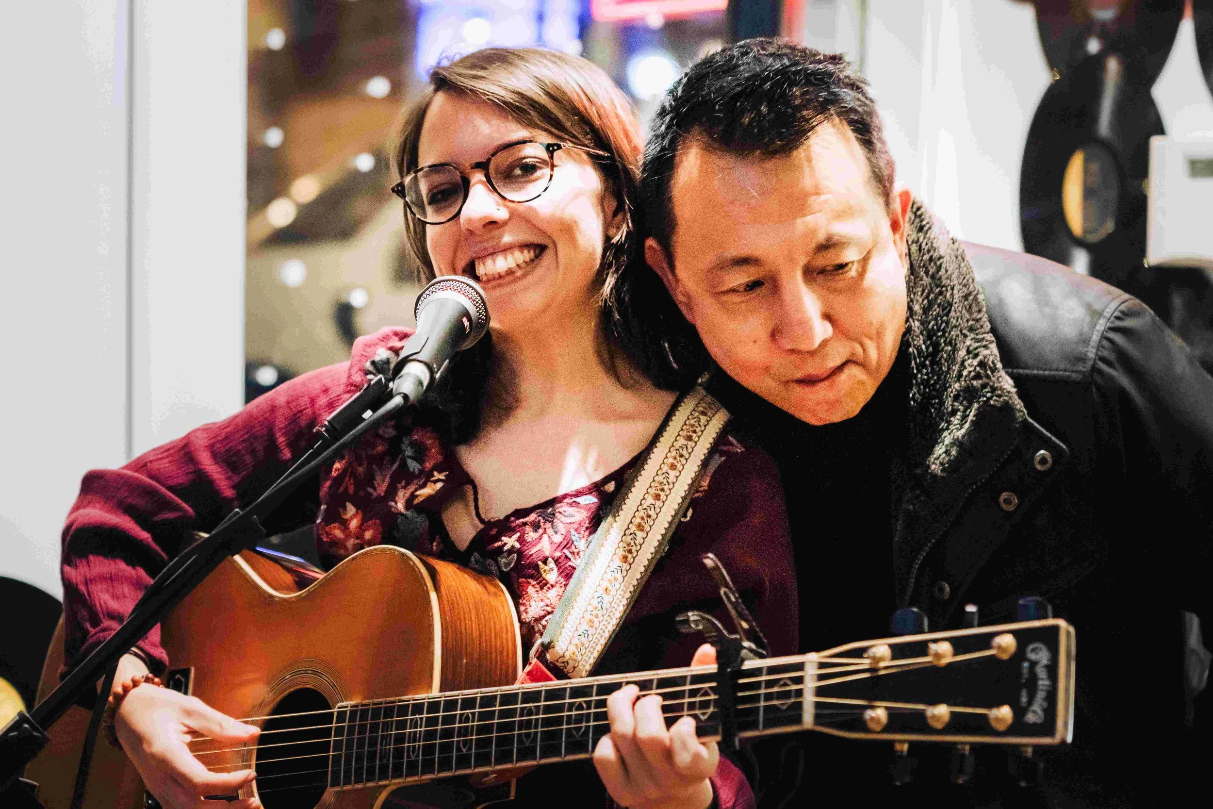 Analise Curtin and John Faye perform at LoCali Live