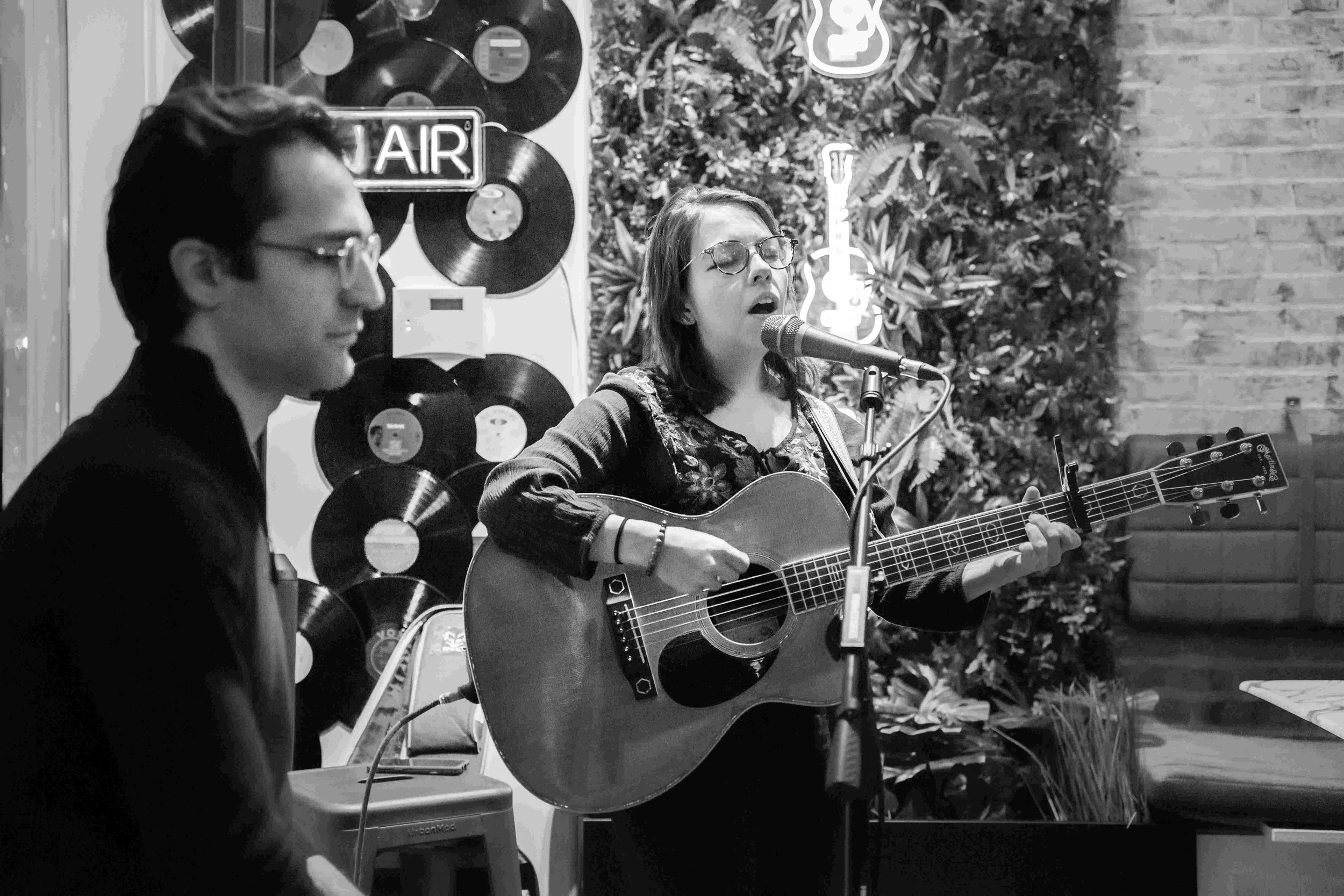 Annalise Curtin performing live acoustic at LoCali