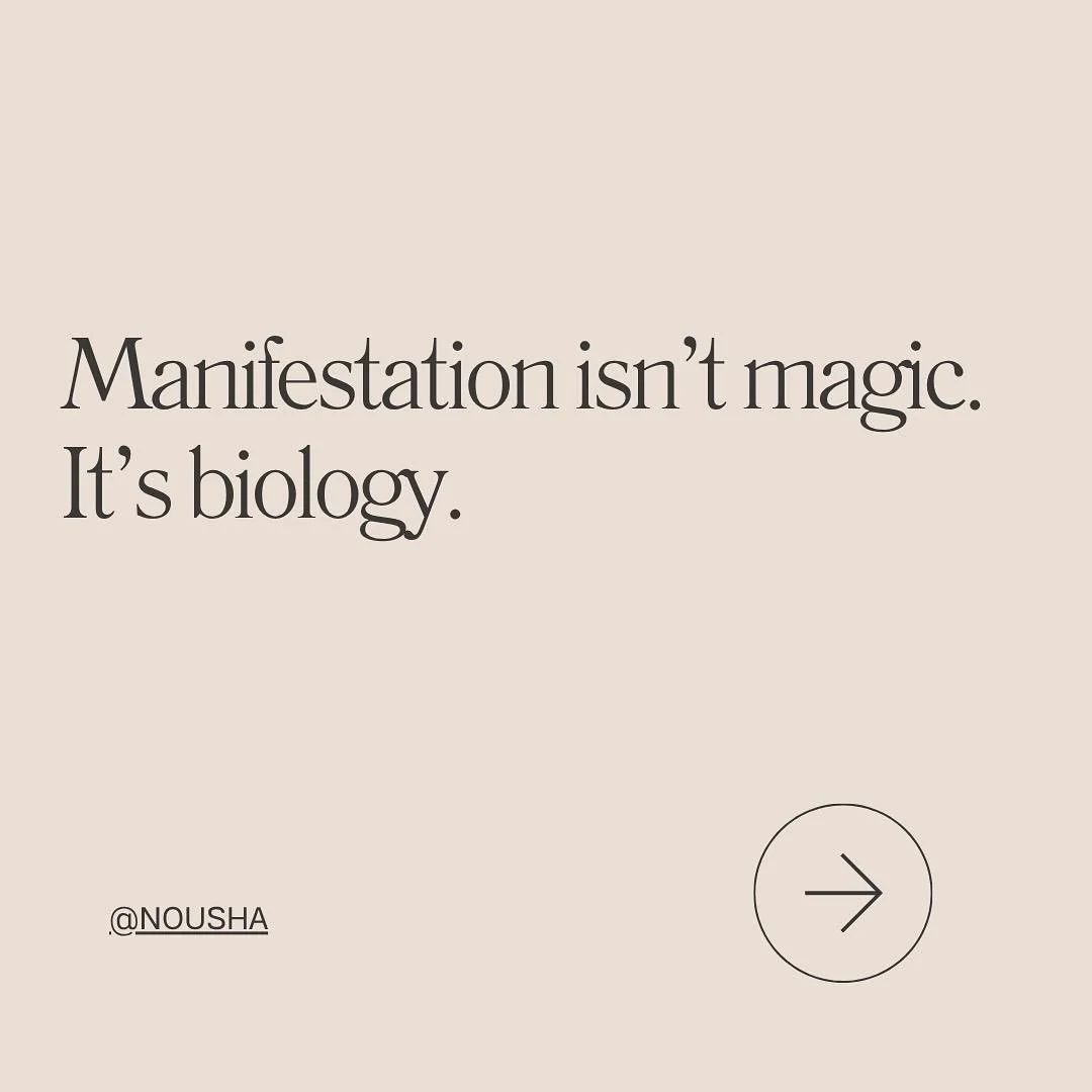 What we manifest isn’t only what we want.
It’s what our nervous system feels safe to expect.
When the body is in survival, the brain’s energy goes to protection — not creation.
That’s why nervous system regulation is t