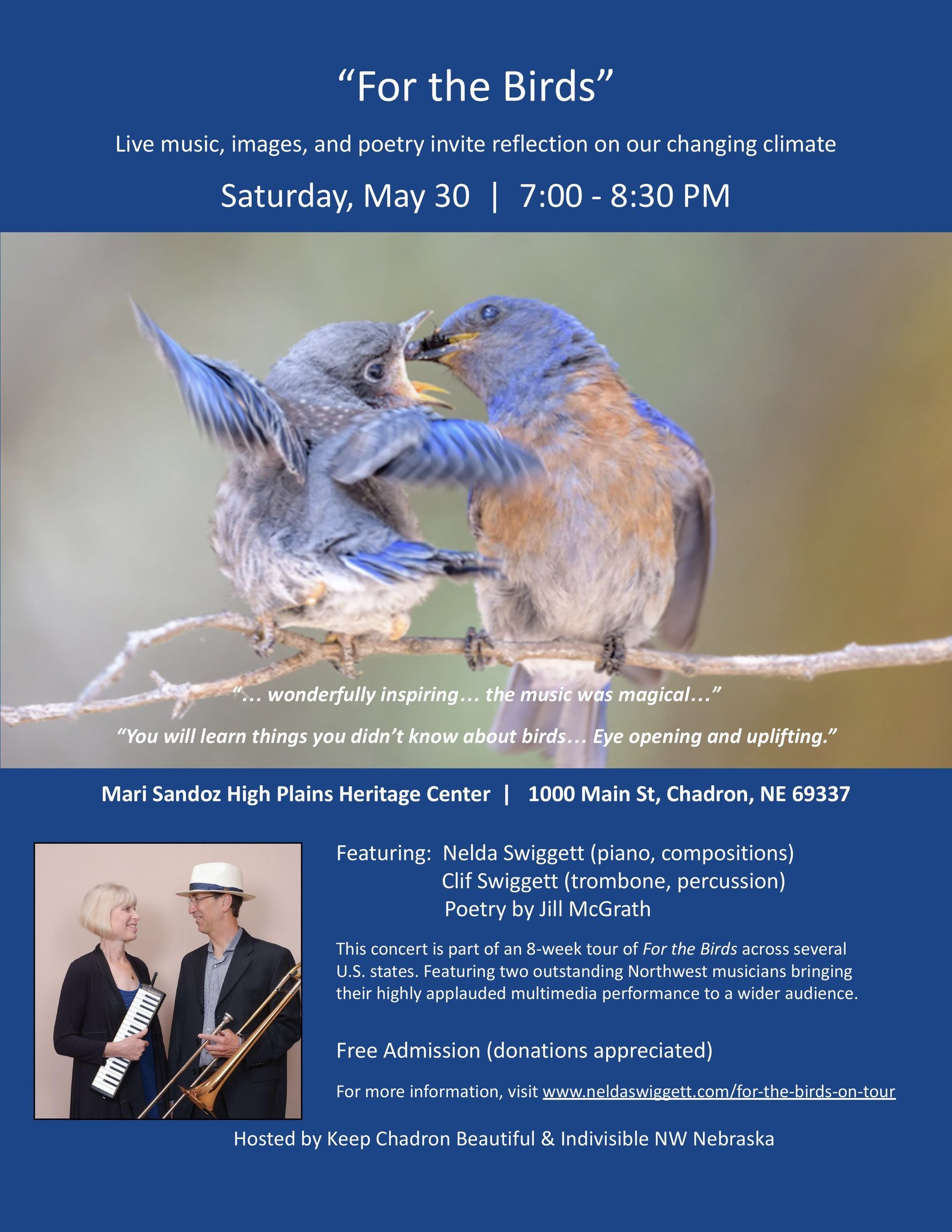 for the birds flyer