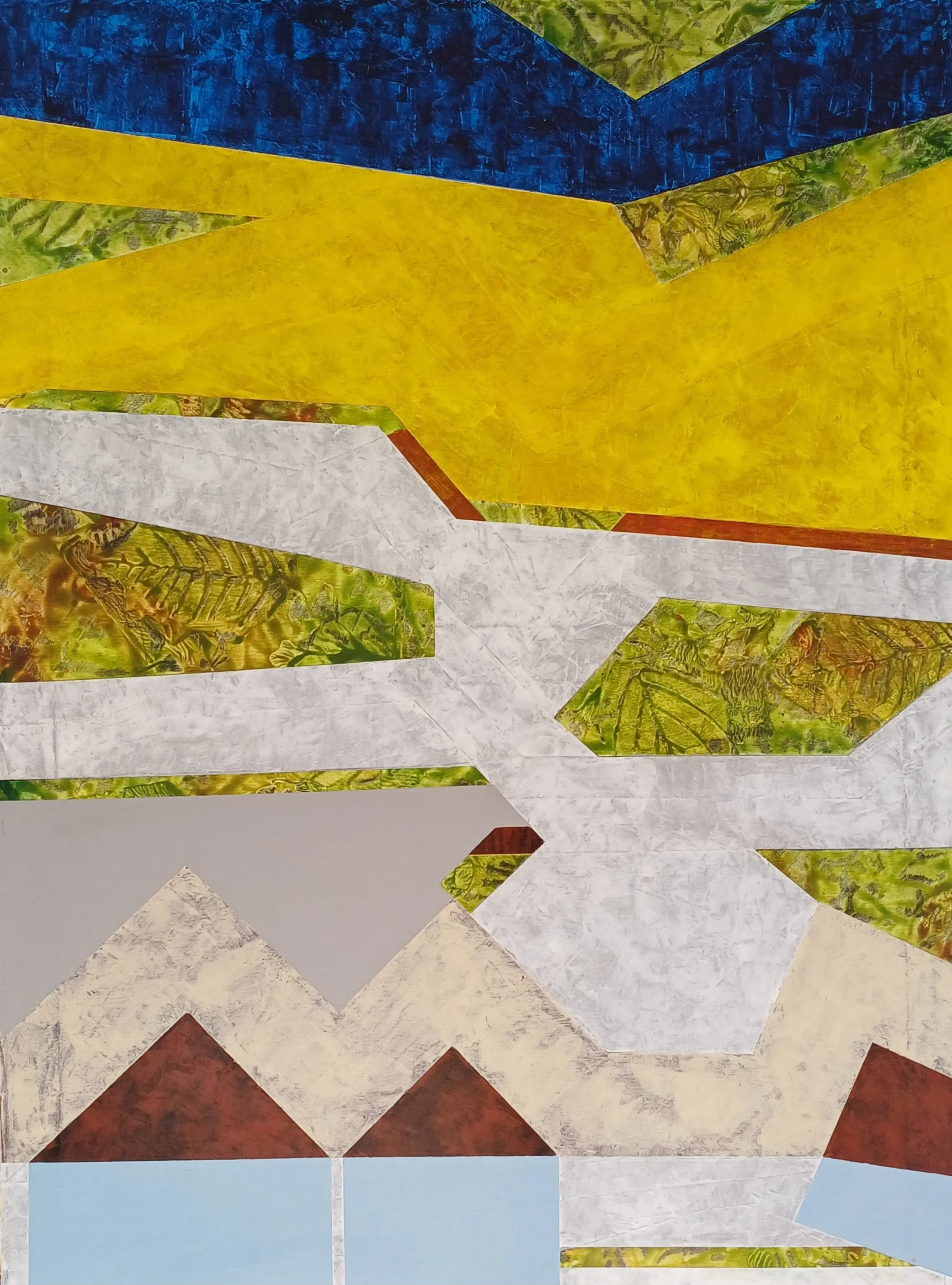 "Nature Squeezed" 2026 (120X90) - Akryl på lærred