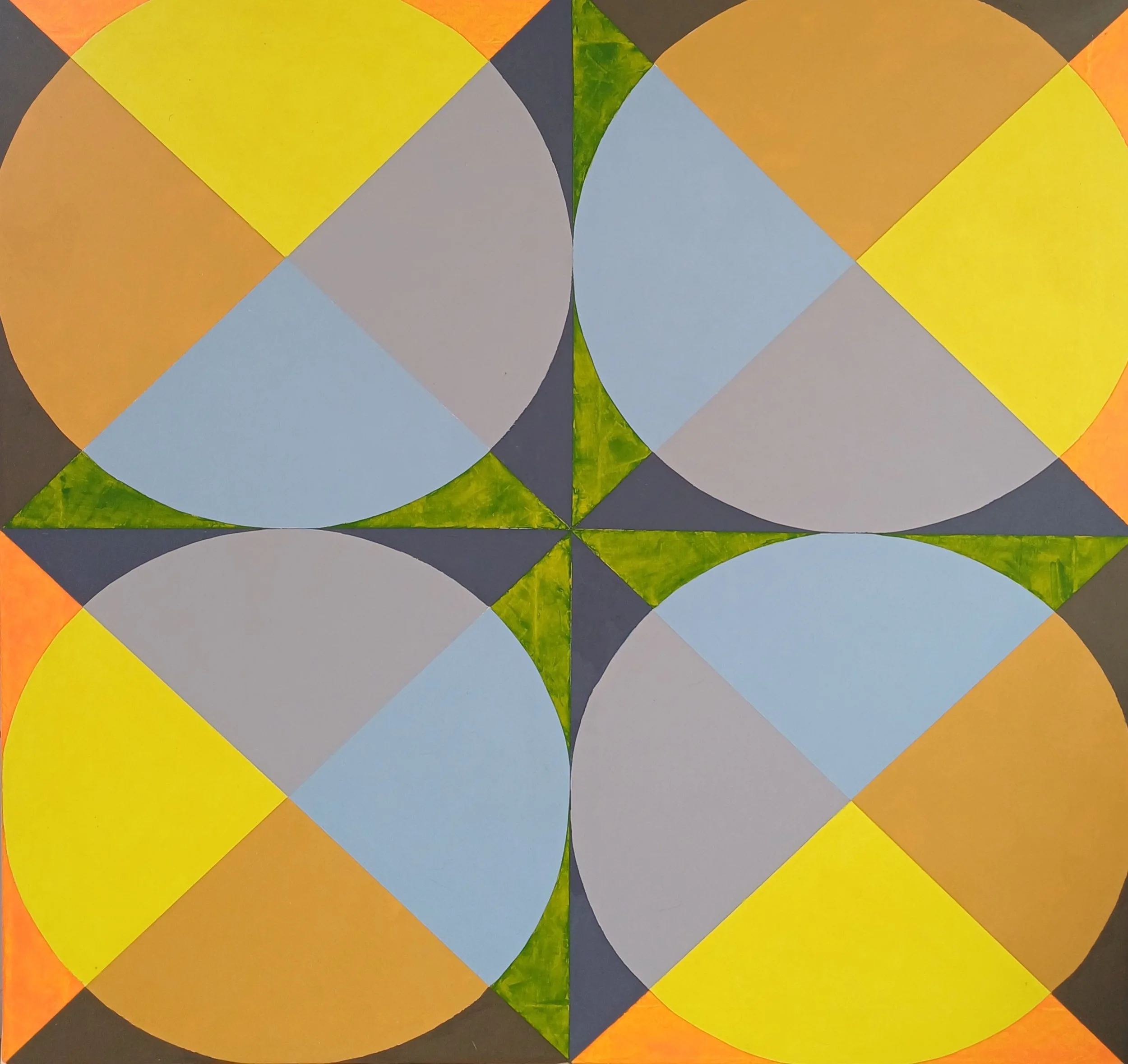 "8 Colors" 2026 (100X100) acrylic on canvas