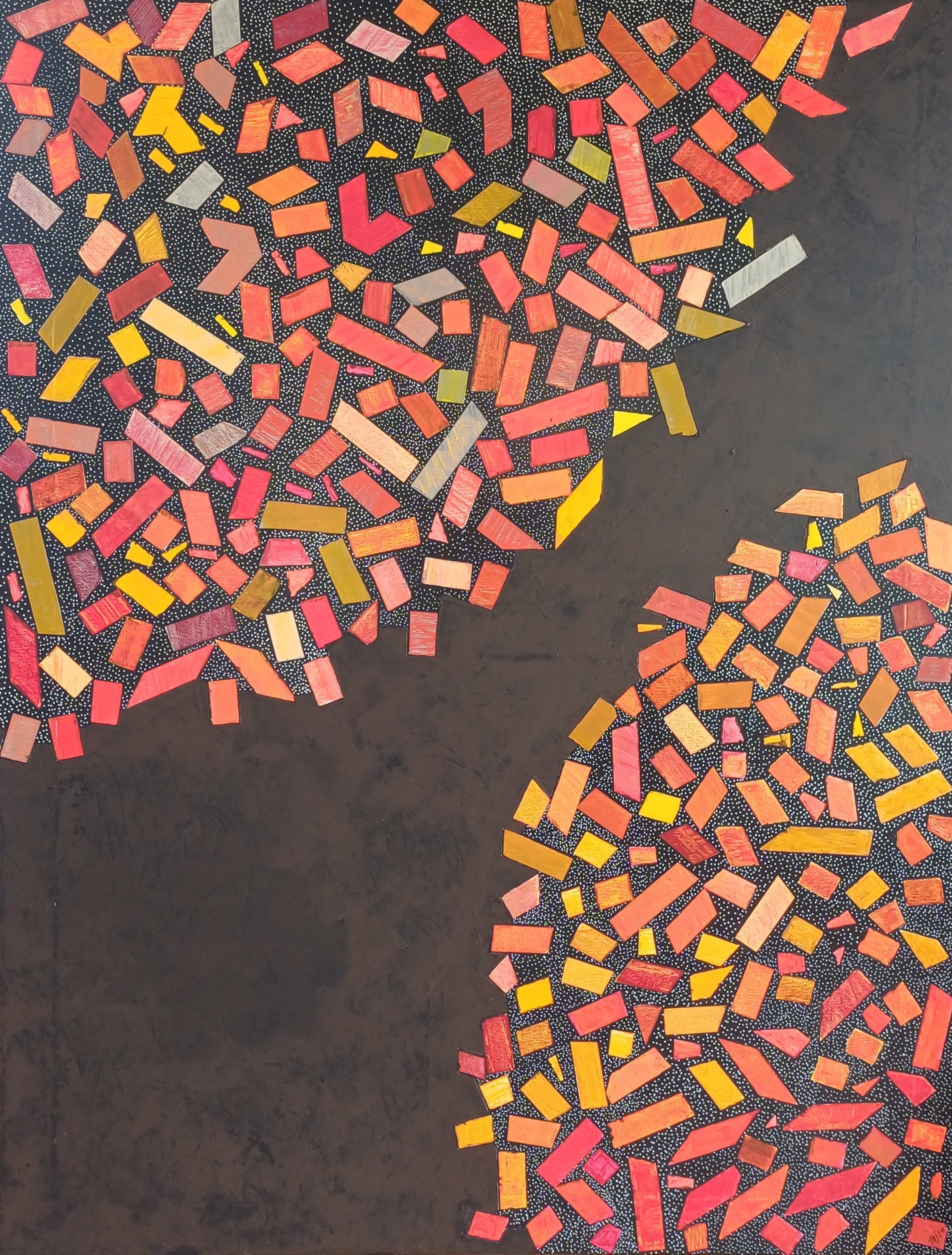 "Nairobi Landing" 2025 (120X90) acrylic on canvas