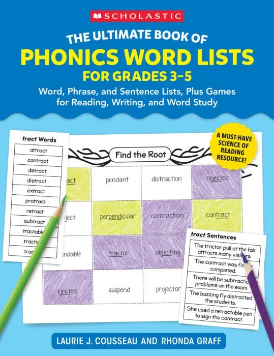 The Ultimate Book of Phonics Word Lists: Grades 3-5
