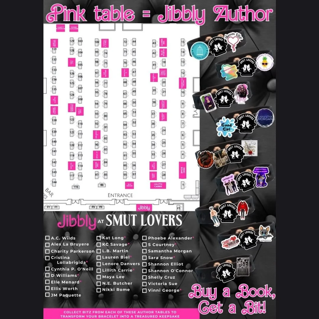 I&rsquo;m wicked excited to see everyone at @smutloverscommunity this week!

Have you seen @jibblyhq Bitz yet? I fell in love the first time I saw mine, and now I love sharing them with readers!

Here&rsquo;s the scoop: You&rsquo;ll get a bracelet + 