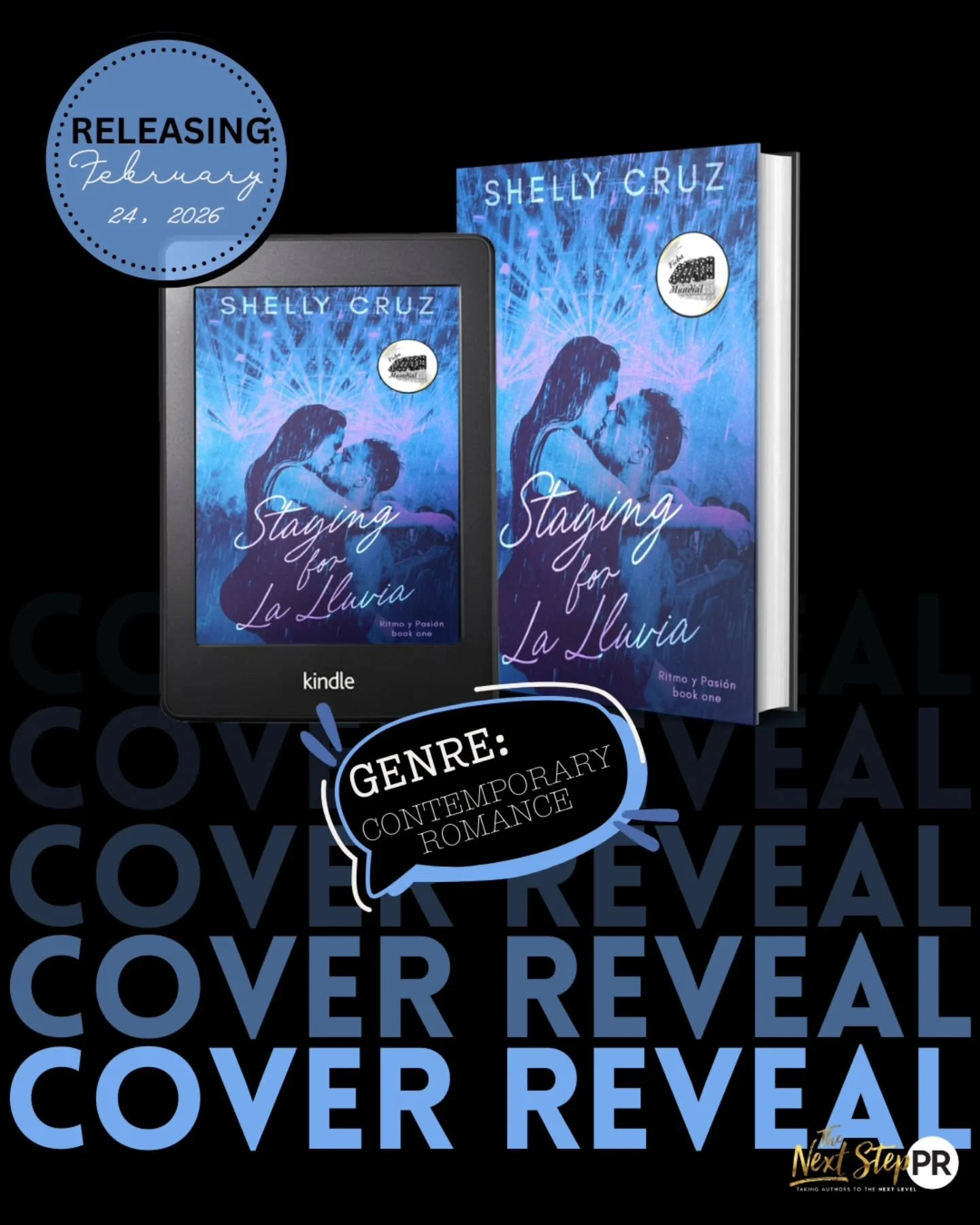 Cover Reveal: I&rsquo;m OBSESSED with the cover for Staying for La Lluvia. Designed by @murphyrae.design &ndash; it&rsquo;s the perfect cover for Roc&iacute;o &amp; Xavier &amp; their Reggaeton Romance. Releases 2.24.2026 &ndash; Available for Preord
