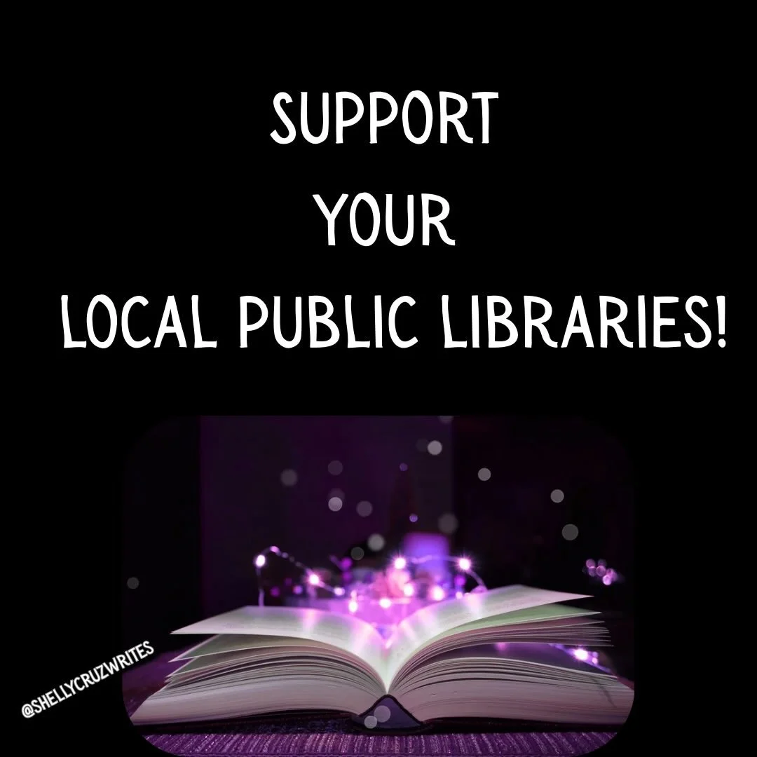 Supporting your local public library is a radical little love story. 

-Get a library card. -Attend a library event. -Use Libby &amp; Hoopla.

And if your shelves at home are overflowing?
 -Purge with purpose. -Fill your local Little Free Libraries.
