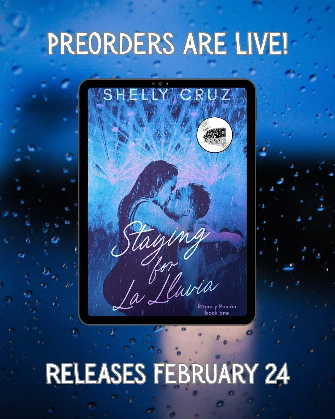 Preorders are LIVE for Staying for La Lluvia! All links in B10!
 Get your copy early and snag exclusive goodies&mdash;once they&rsquo;re gone, they&rsquo;re gone.

Preorder Exclusives: Steamy Lit Bookstore &mdash; Exclusive Bookmark 
The Enchanted Ra