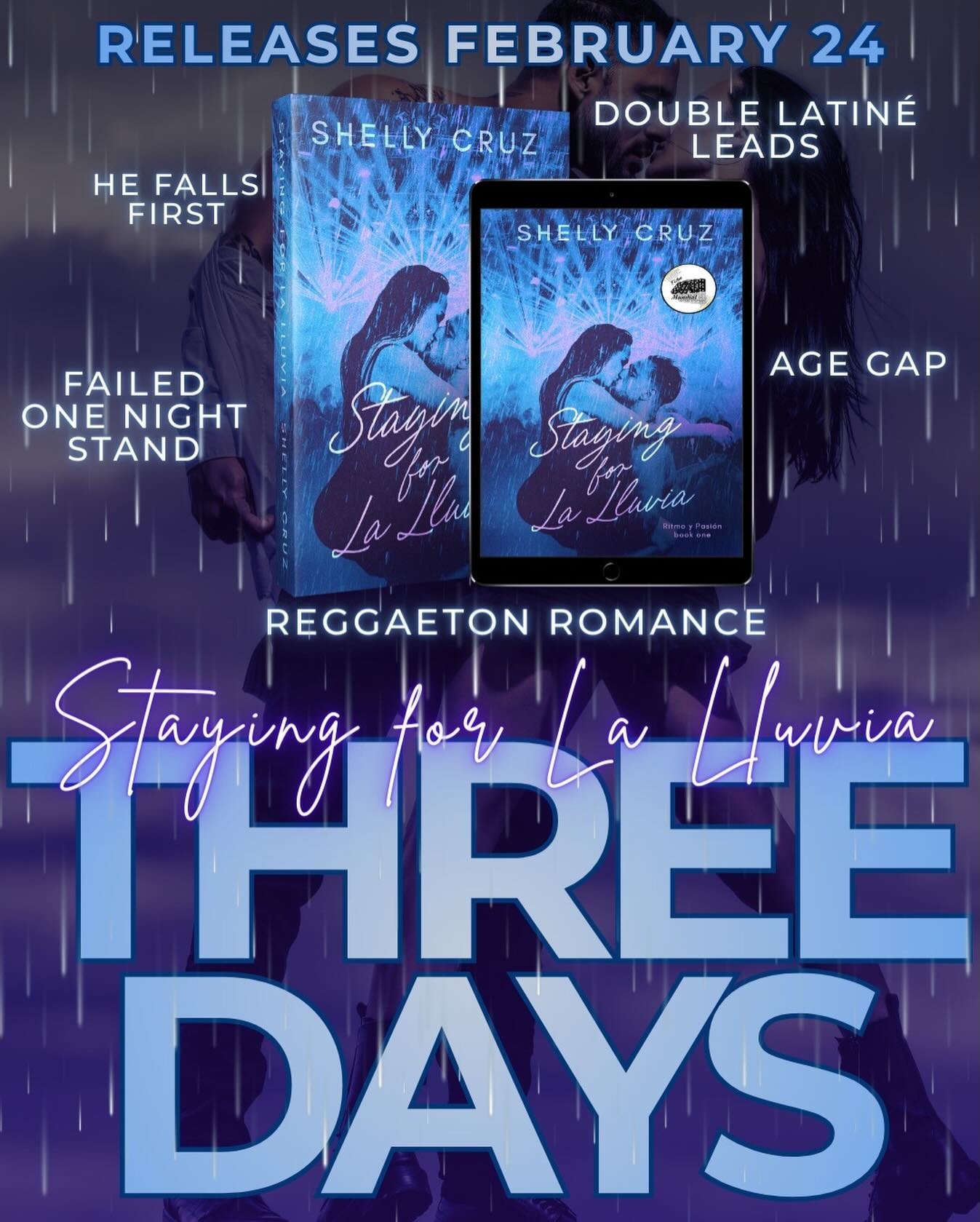 3 days. Staying for La Lluvia &mdash; Feb 24. This book changes everything.