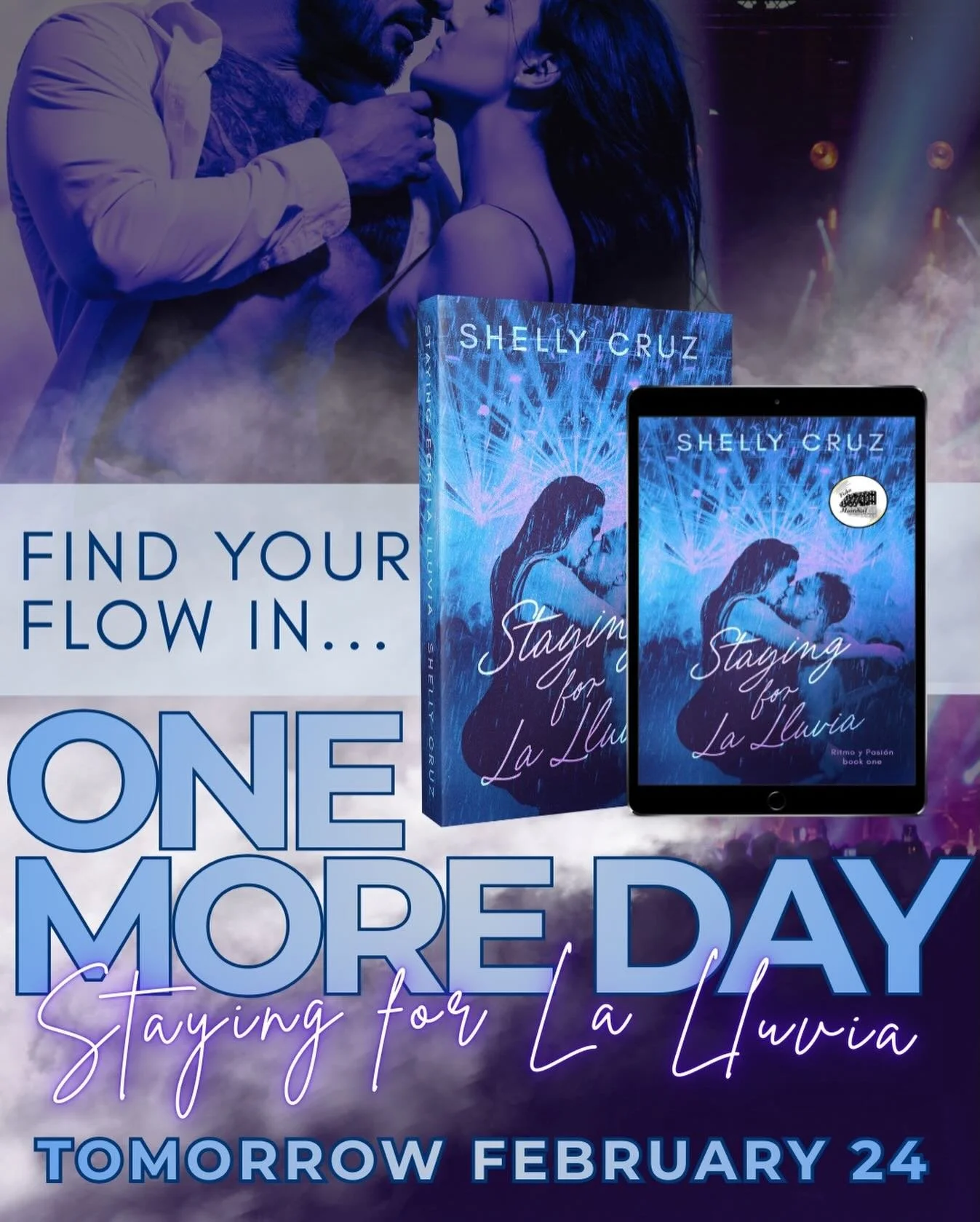 ONE MORE DAY.  1 day until the music gets louder. 1 day until tension turns into something neither expected.

Find your flow. Feel the rhythm. Est&aacute;n listos?

Staying for La Lluvia &mdash; Feb 24. Available across all platforms.