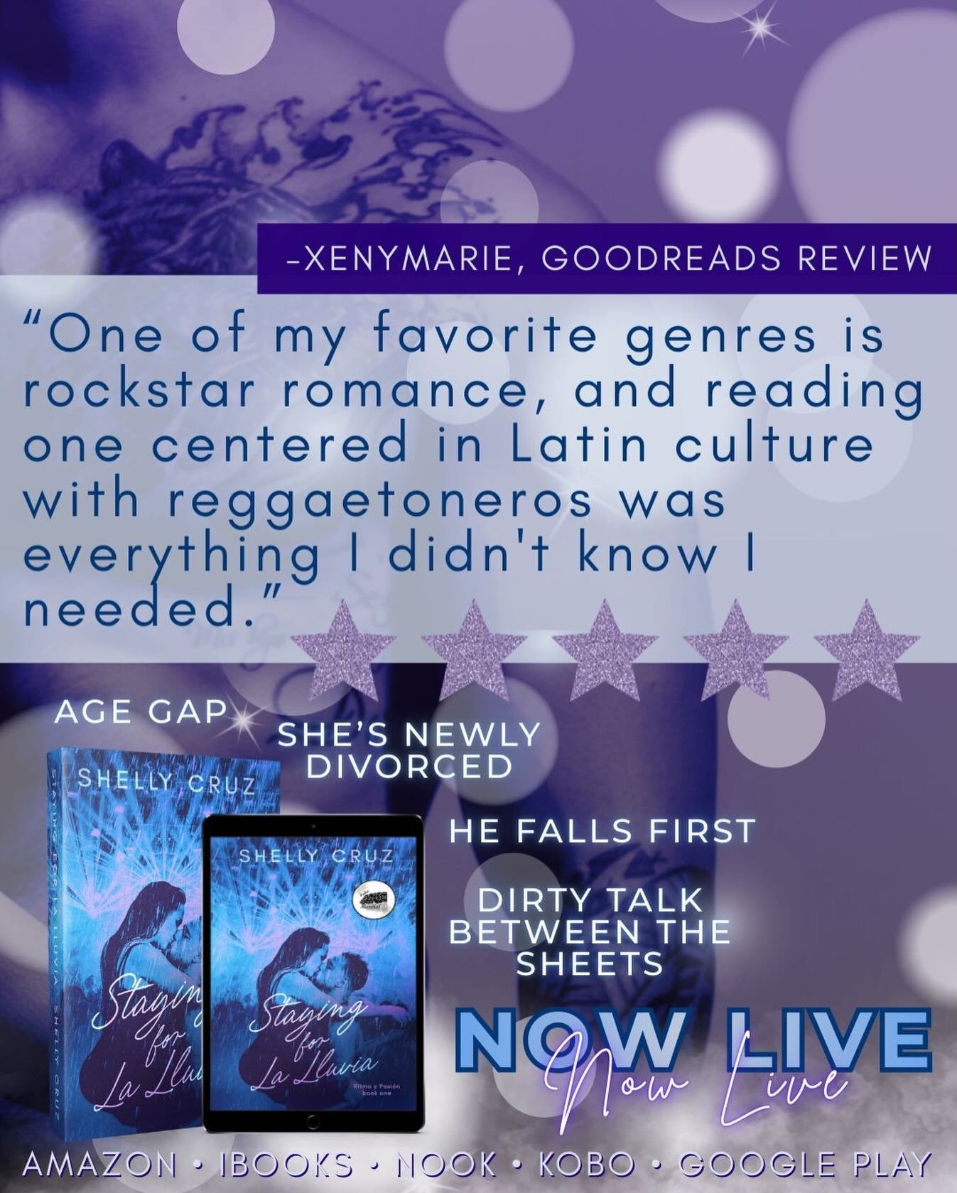 &ldquo;One of my favorite genres is rockstar romance, and reading one centered in Latin culture with reggaetoneros was everything I didn&rsquo;t know I needed.&rdquo;

Bringing reggaetonero energy, Latine culture, and all the rockstar romance vibes i