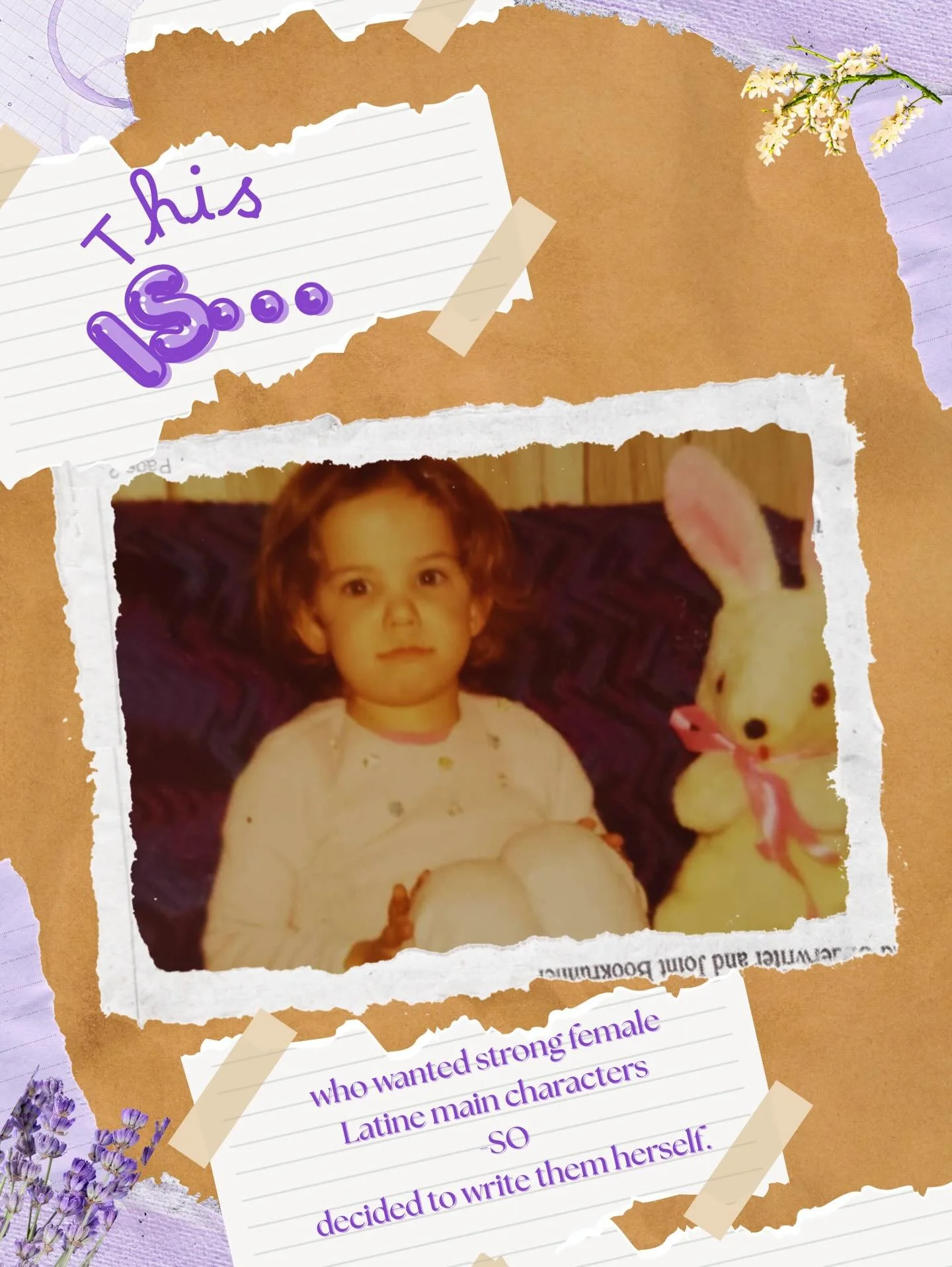 Had to hop on the Trend! This is:
-who wanted strong female Latine main characters SO decided to write them herself

-who loves to write stories with saz&oacute;n

- who wanted to write romance novels woven with Latine culture 

- who loved writing a