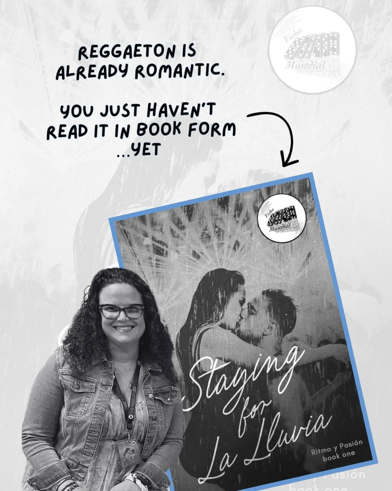 Reggaeton is already romantic.

You just haven&rsquo;t read it in book form&hellip;yet. 

Until now. Staying for La Lluvia is available now!