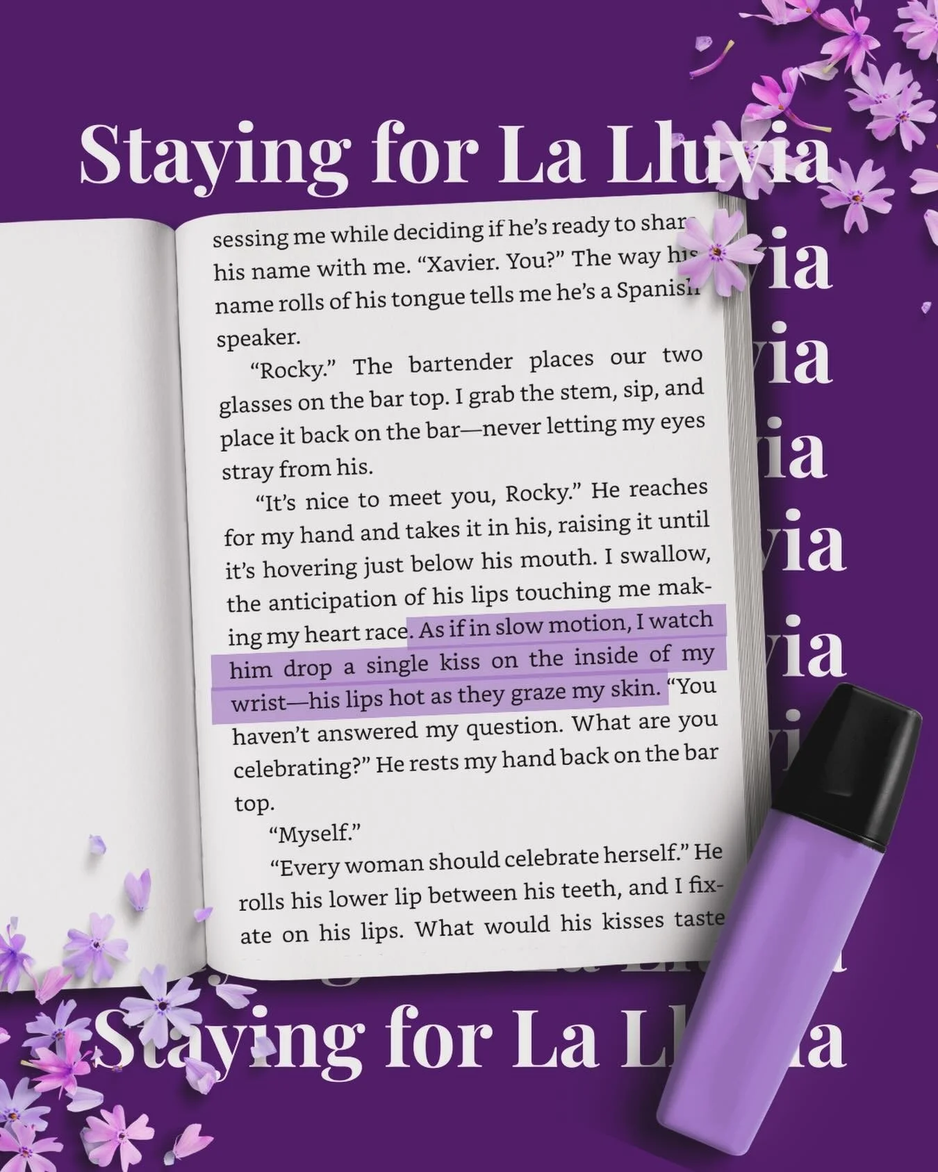 &ldquo;As if in slow motion, I watch him drop a single kiss on the inside of my wrist&mdash;his lips hot as they graze my skin.&rdquo;

Yeah&hellip;that was the moment. The very first spark between Xavier &amp; Roc&iacute;o.
 Tell me you felt that wi