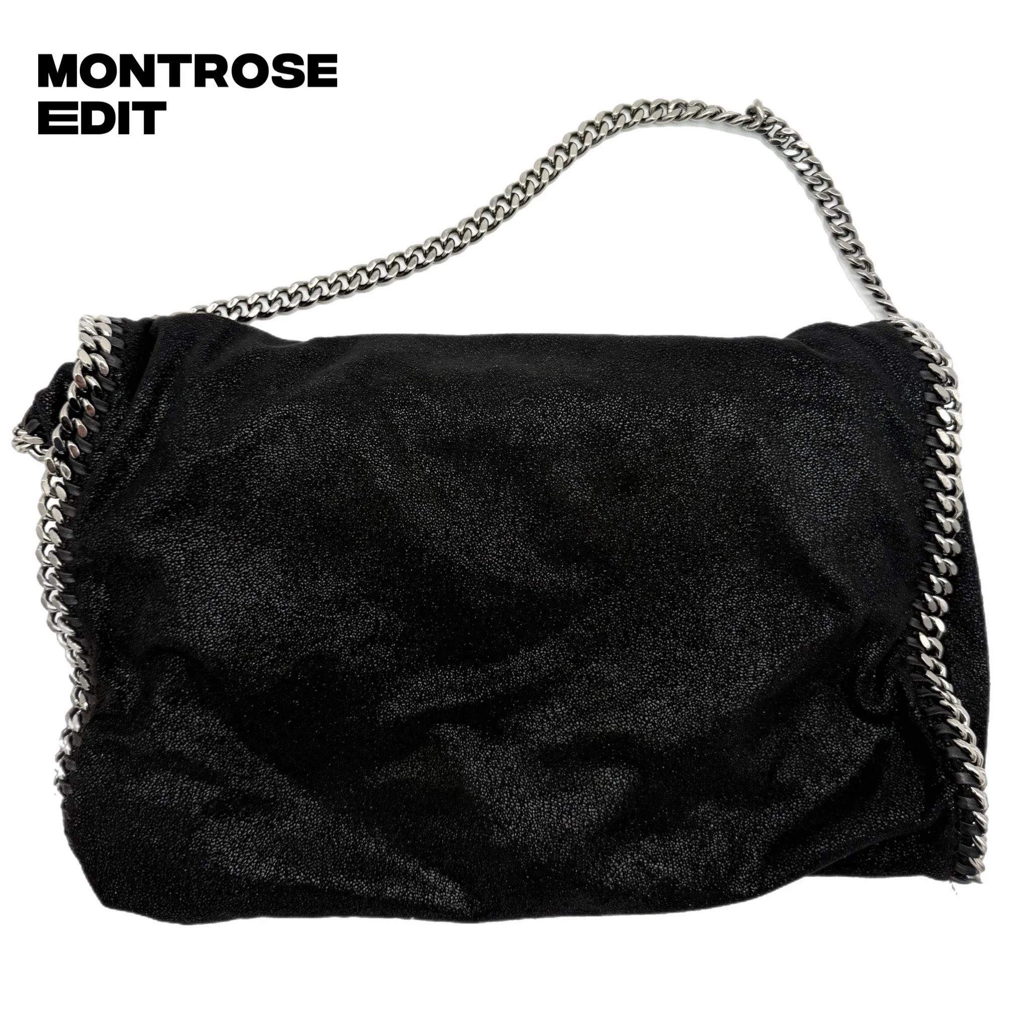 Stella McCartney Falabella Large Fold-Over Tote – Black, image 5