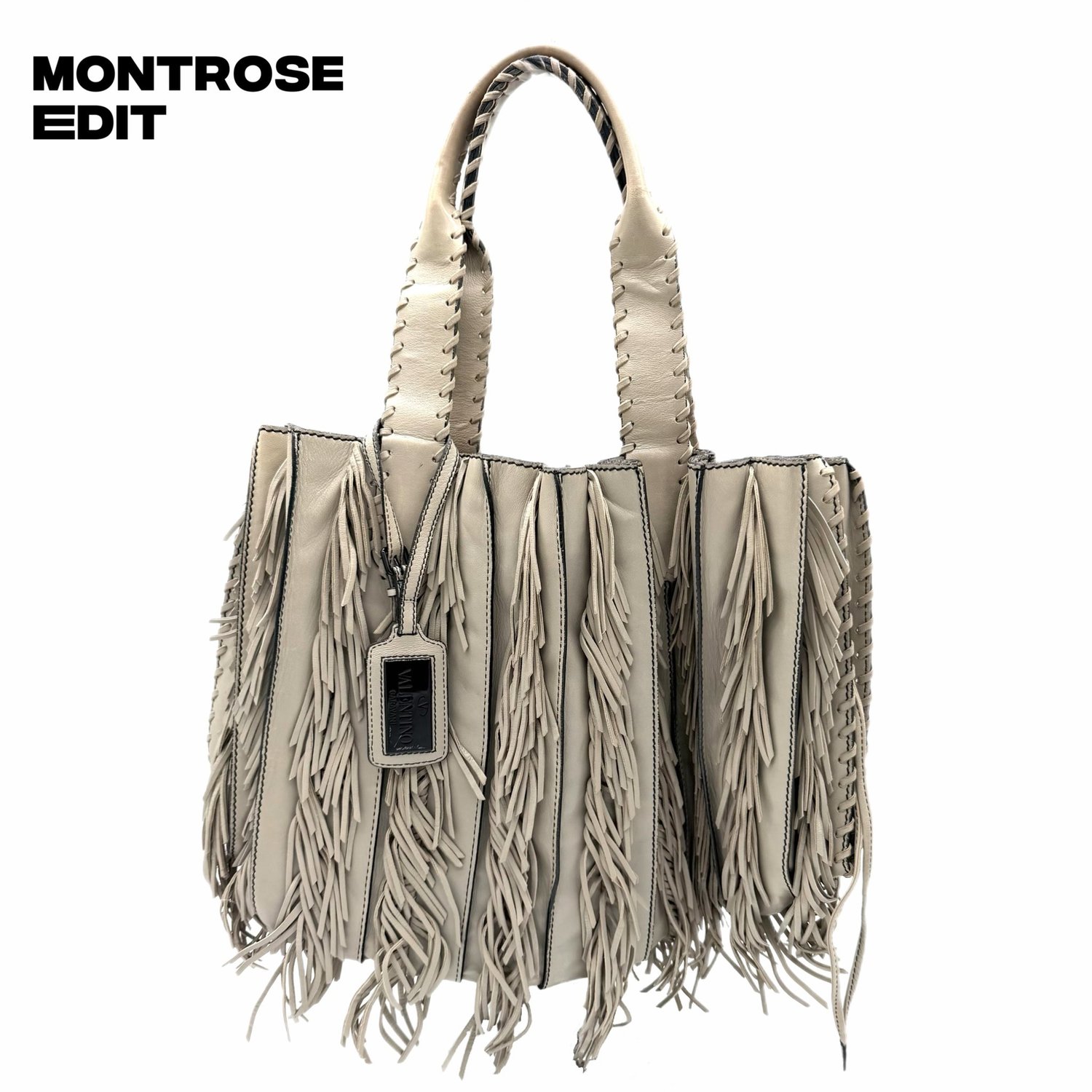 Valentino Garavani C-Rockee Fringe Tote