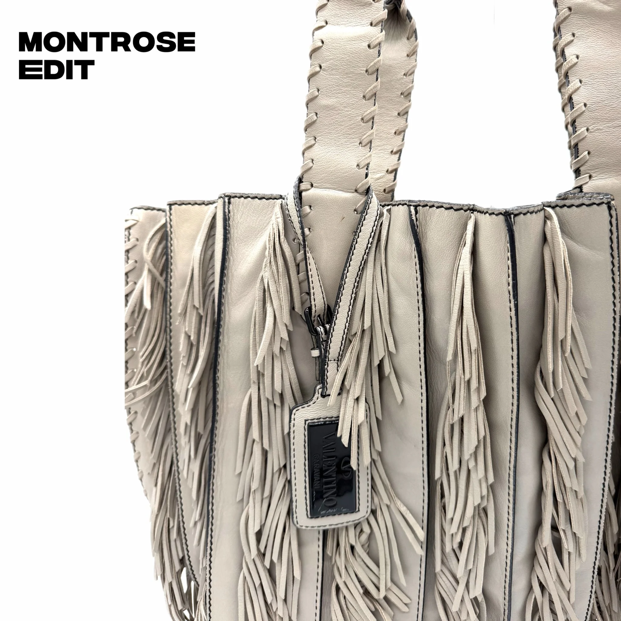 Valentino Garavani C-Rockee Fringe Tote — image 3