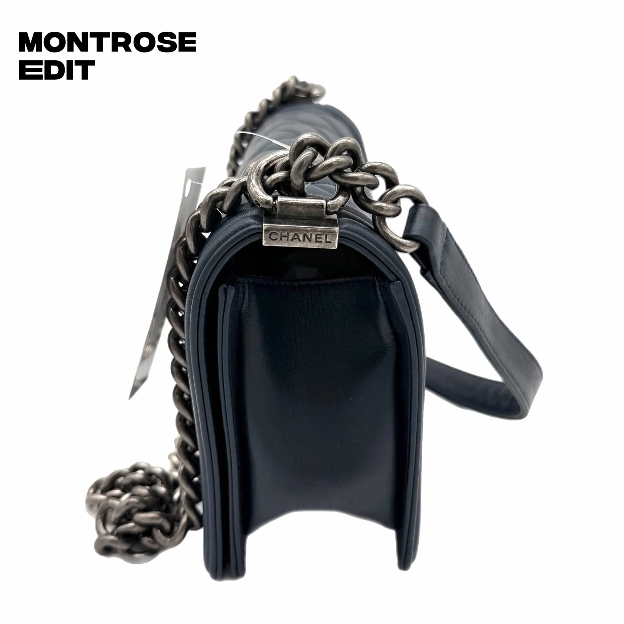 Chanel Boy Bag - Navy, image 4