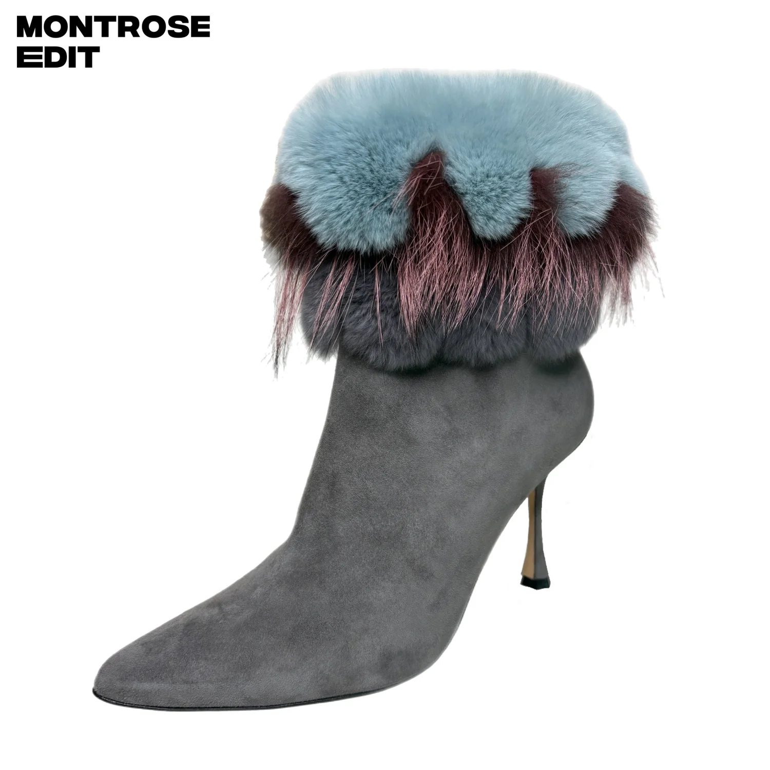Manolo Blahnik Fox Fur Boots