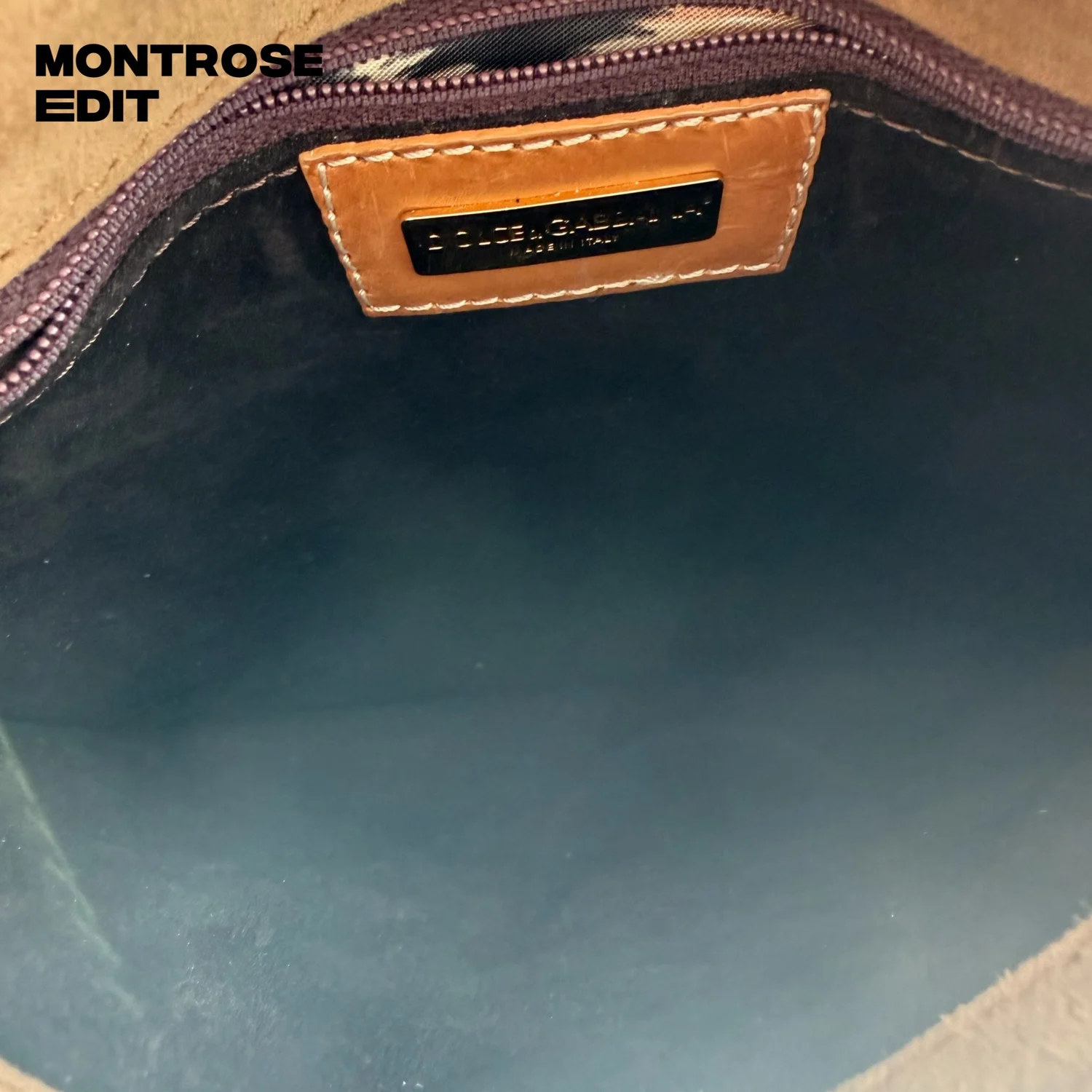 Dolce & Gabbana Pony Hair Patchwork Shoulder Bag