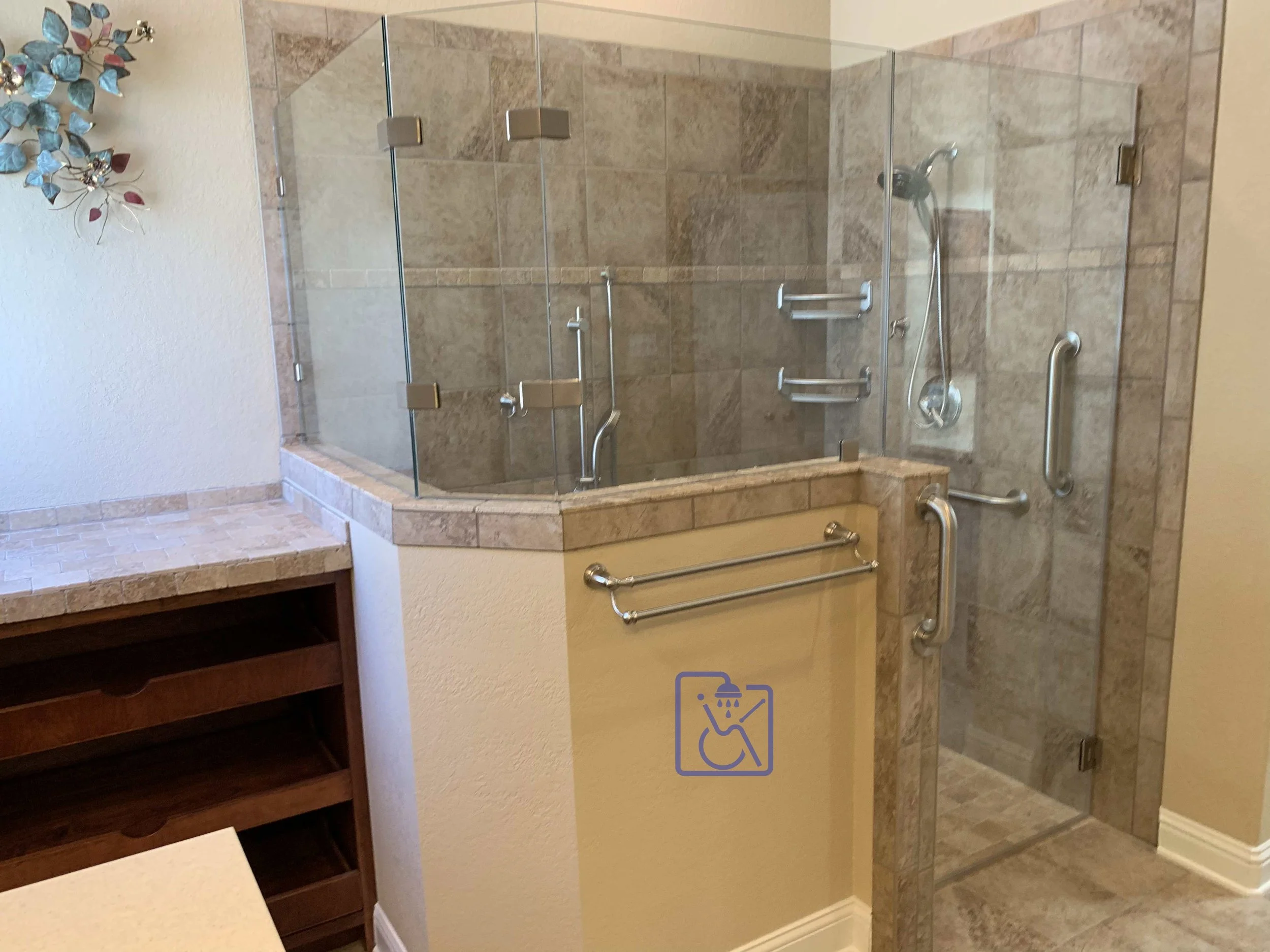 Barrier free Showers in Houston