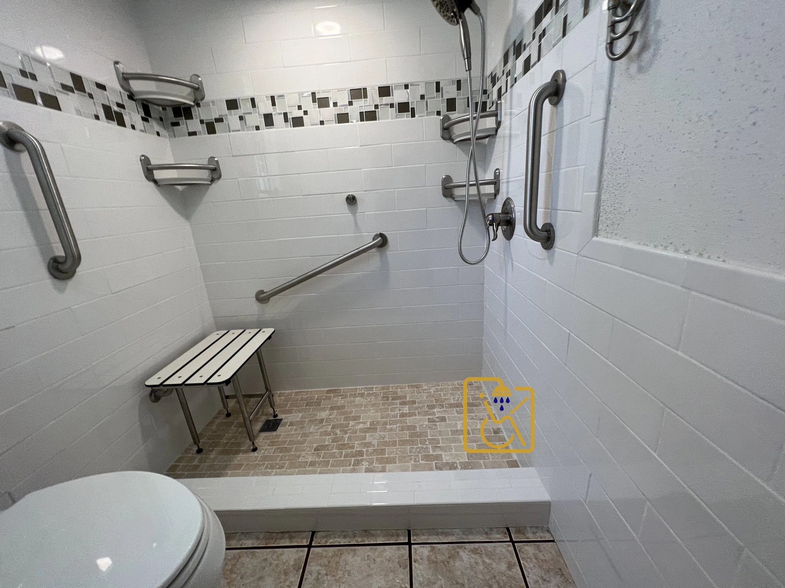 These shower benches allow you to shower better and longer while sitting down. This improves you hygiene.