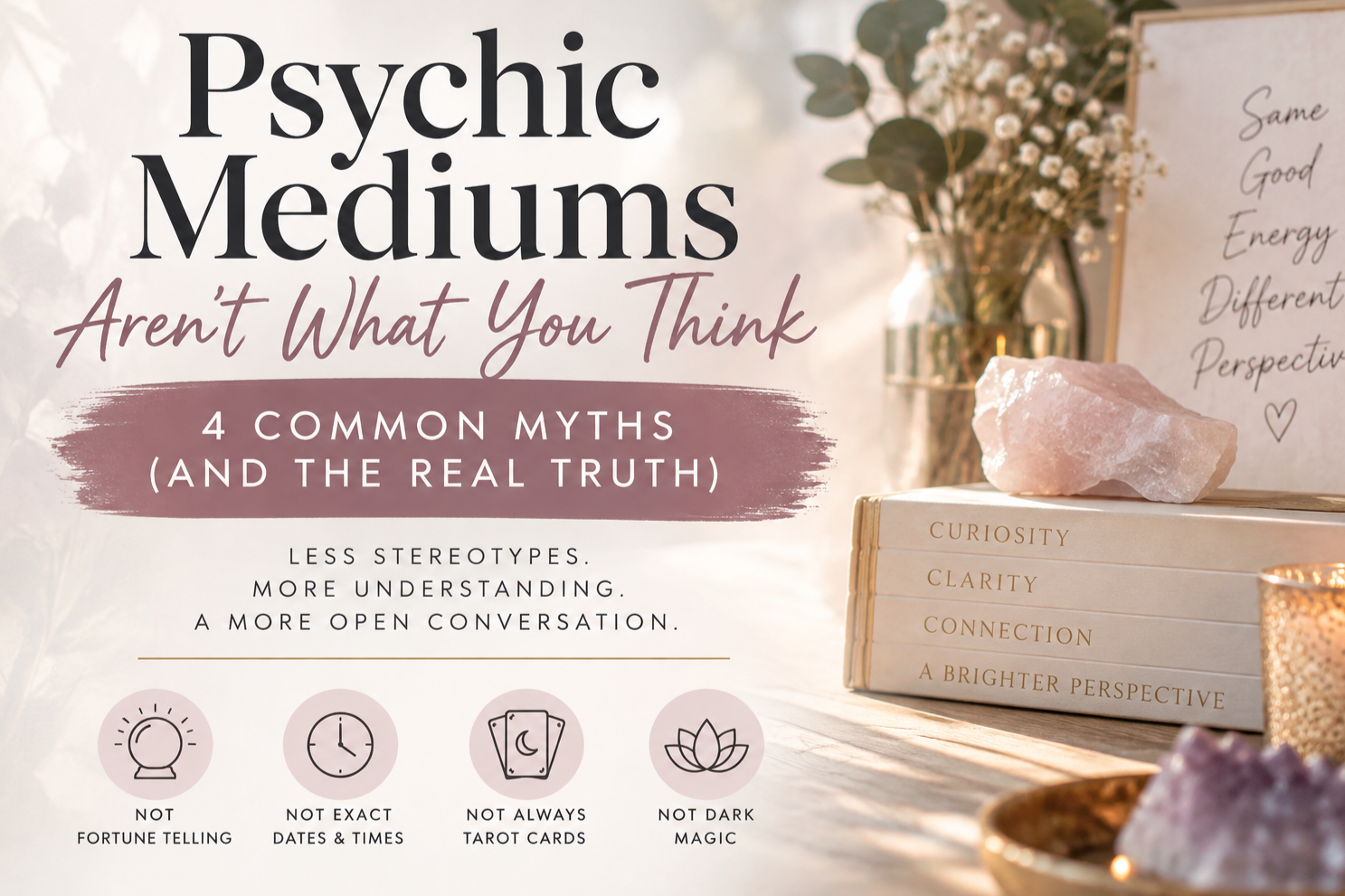 Psychic Mediums Aren’t What you think: 4 myths I want to clarify…