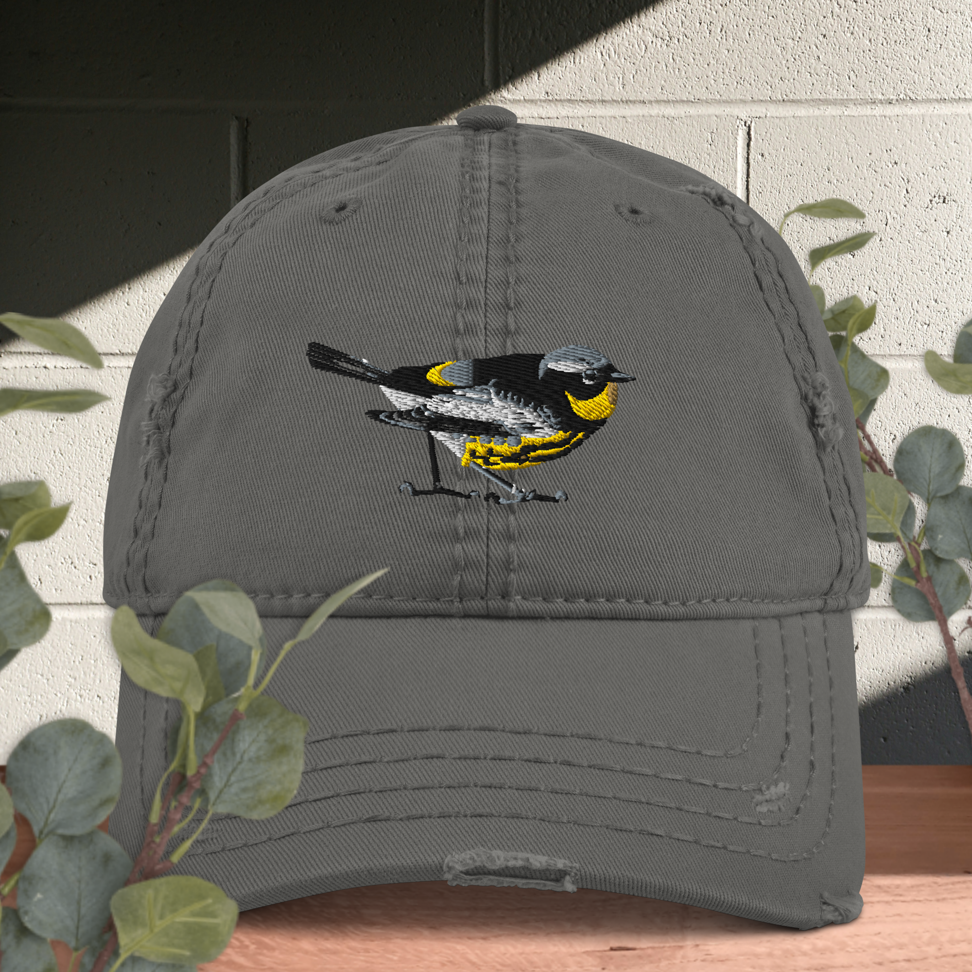 Warbler inc. - MAWA Embroidered Distressed Dad Hat
