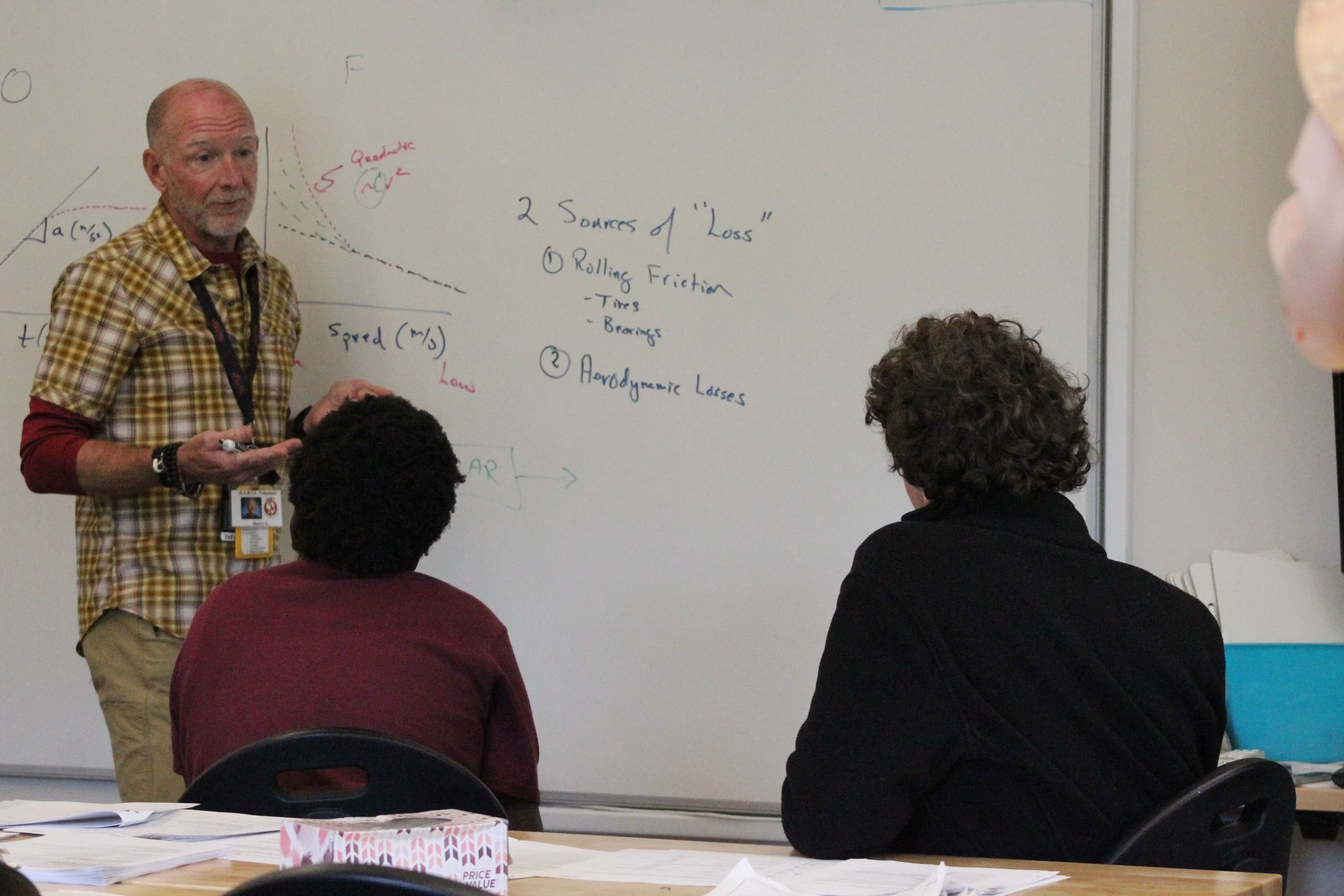 Dr. Lucas explaning loss of energy to Gabe and Amadi