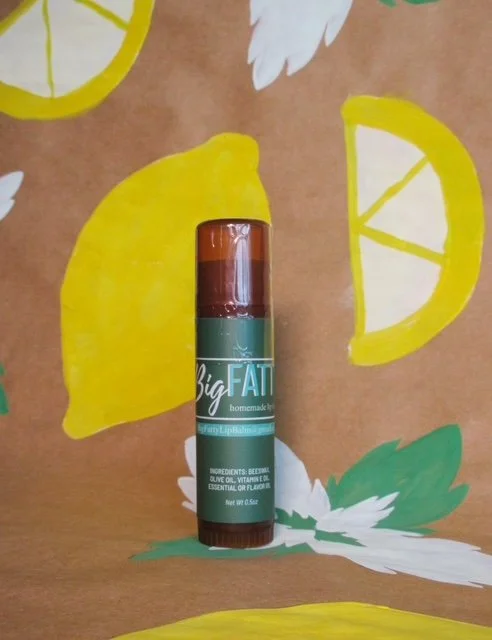 Lemon-Mint Essential Oil Lip Balm