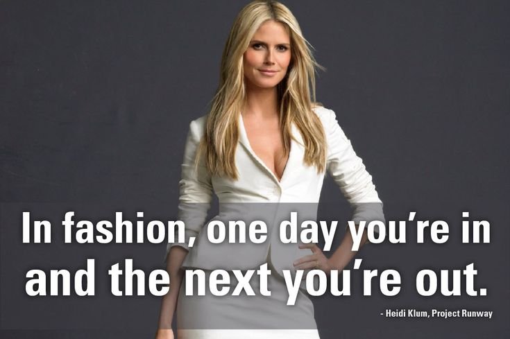 A lesson from Project Runway (Part 1)…