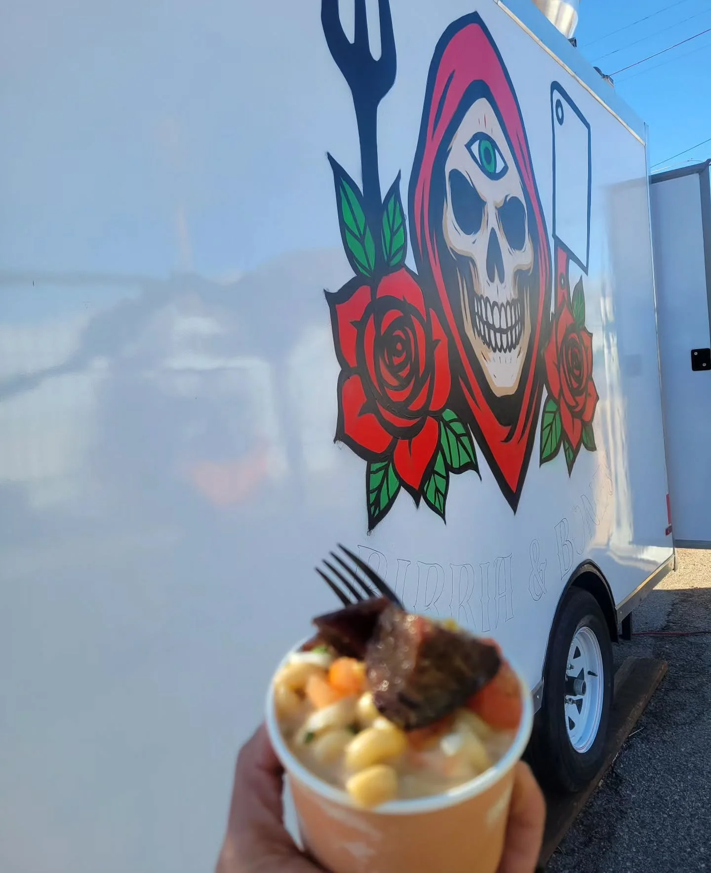 We're here at @jollychristmastreesballpark until 230! 2239 Lawrence St!