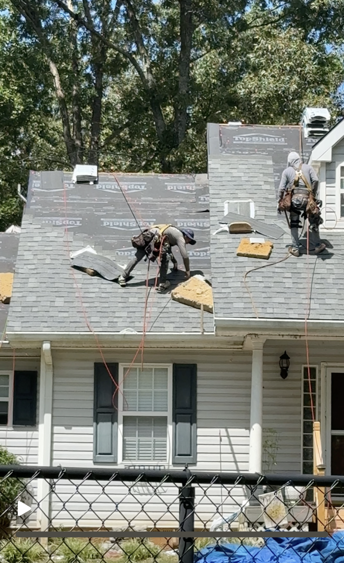 New roof installation in San Fernando Valley, CA – energy-efficient cool roof.