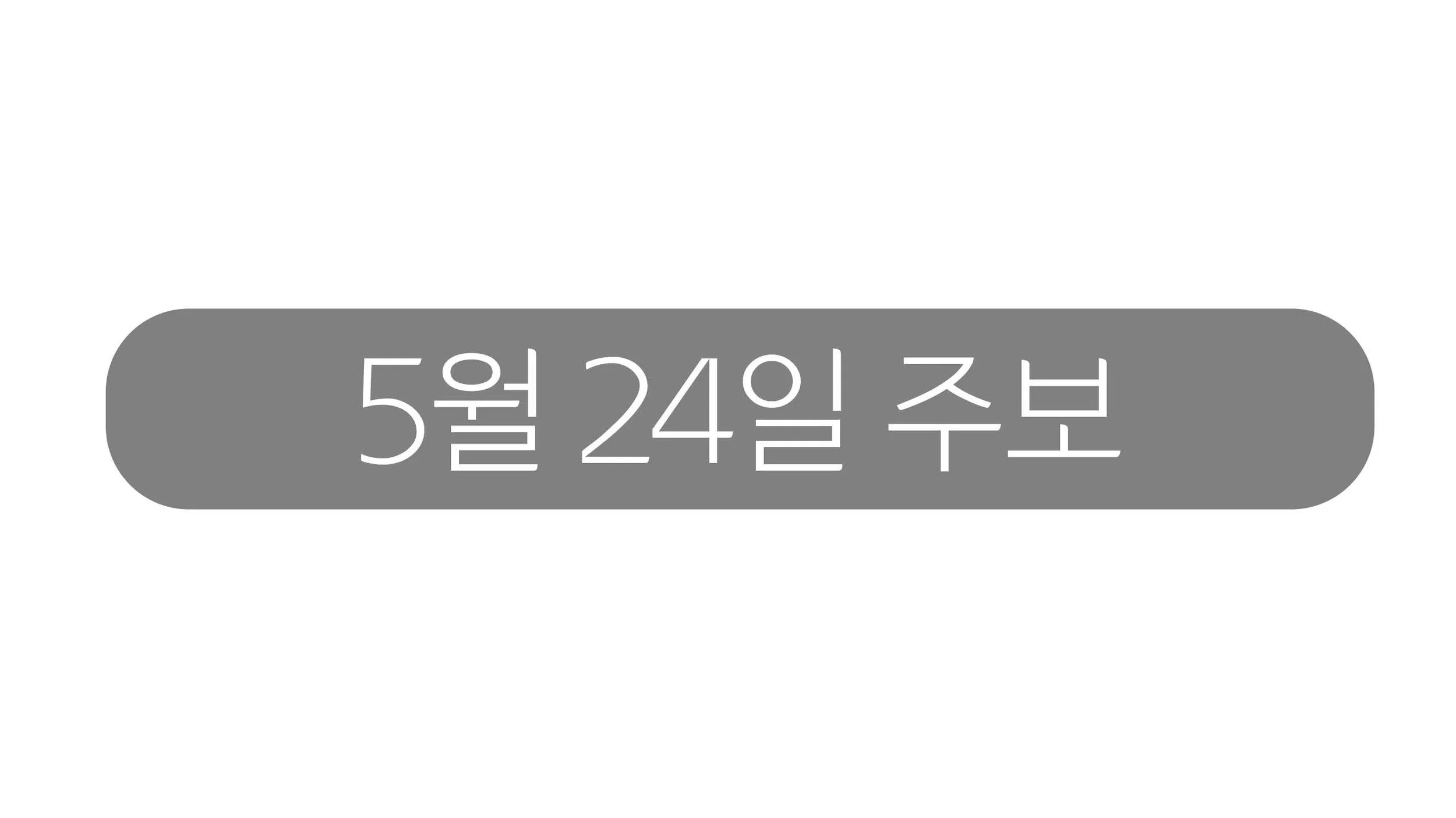 5월24일 주보