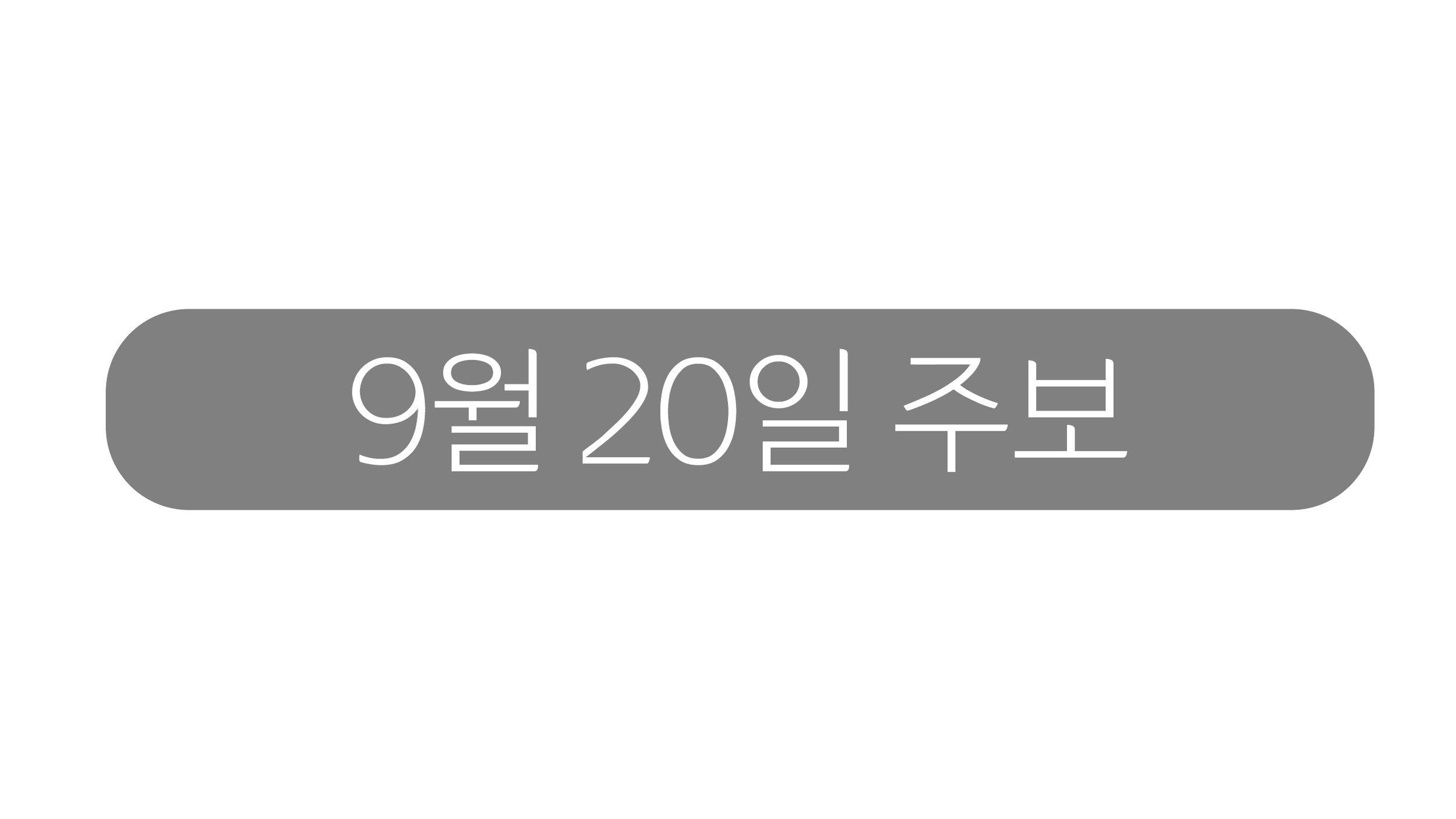 9월20일 주보