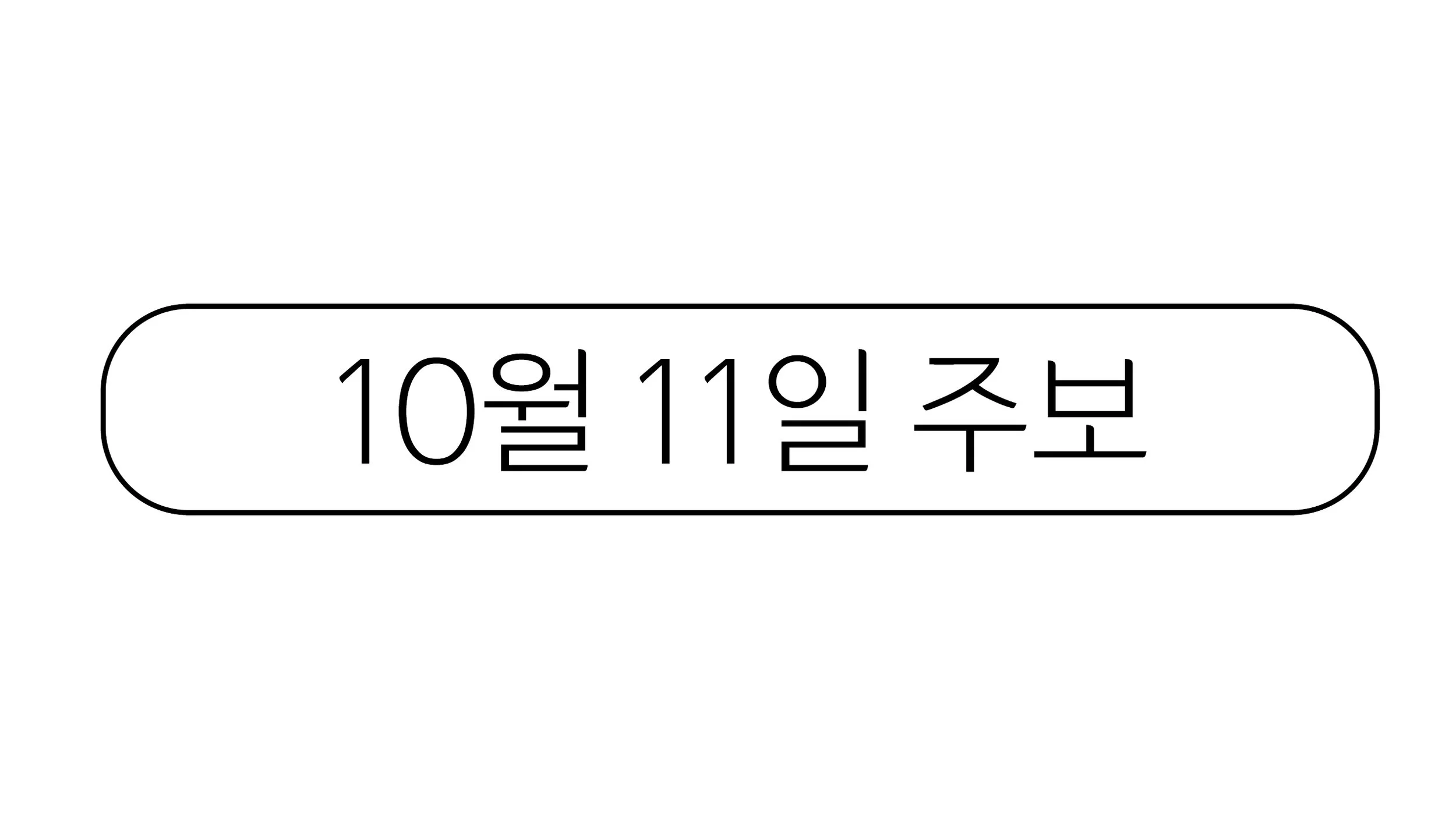 10월11일 주보