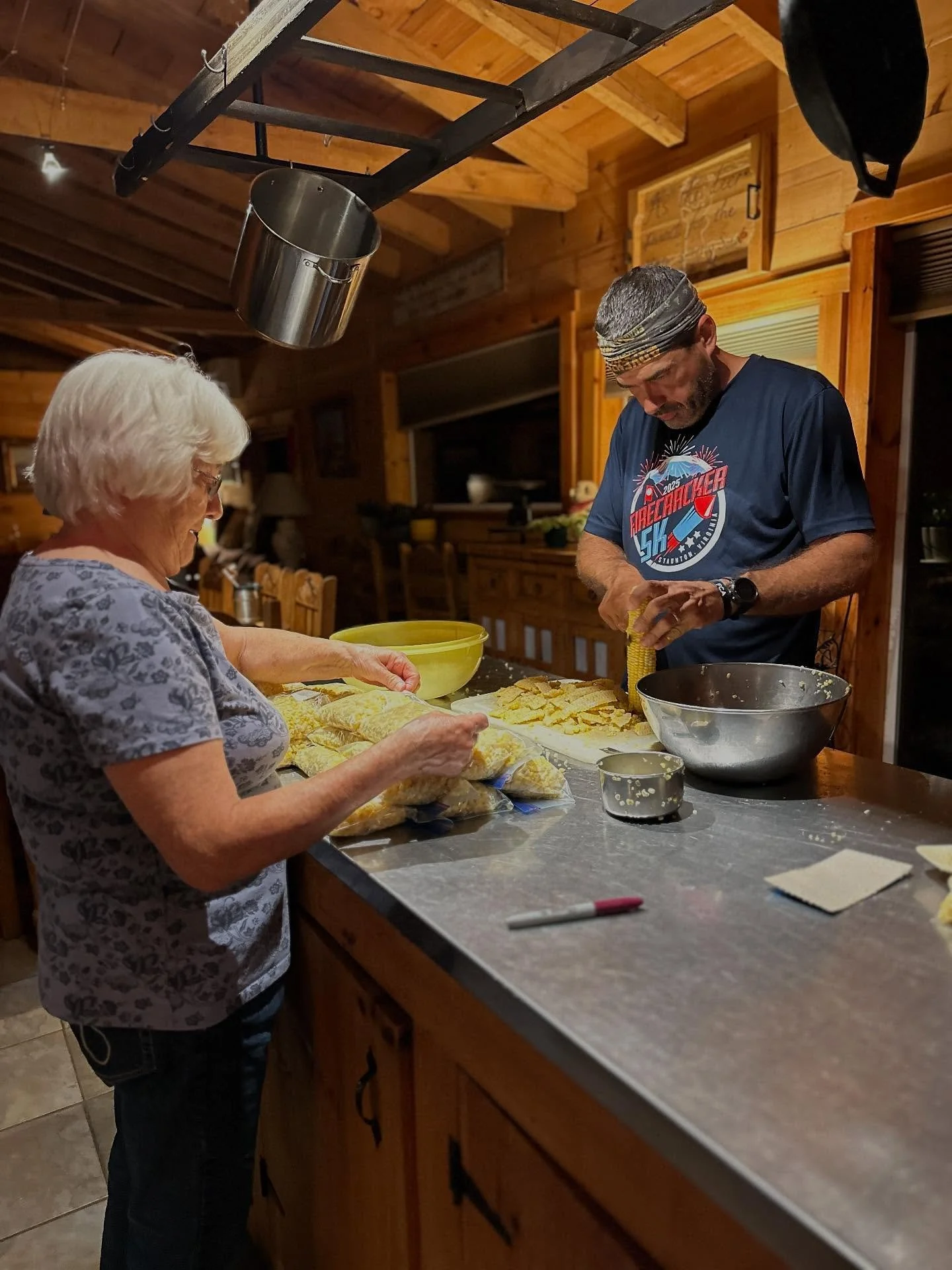 Tis the season for preserving! As the garden continues to produce a bounty of veggies, some things are heading into the freezer and others into canning jars for the season. The sweet corn we actually did not grow here at the farm this year, but got a