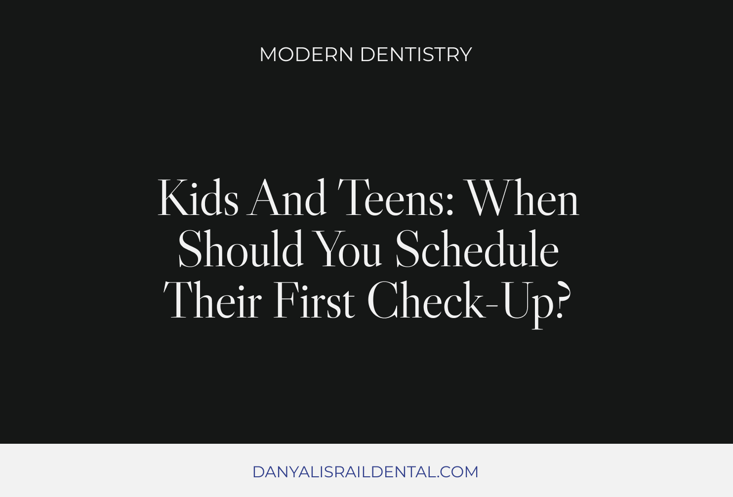 Kids and Teens: When Should You Schedule Their First Check-Up in Birmingham?