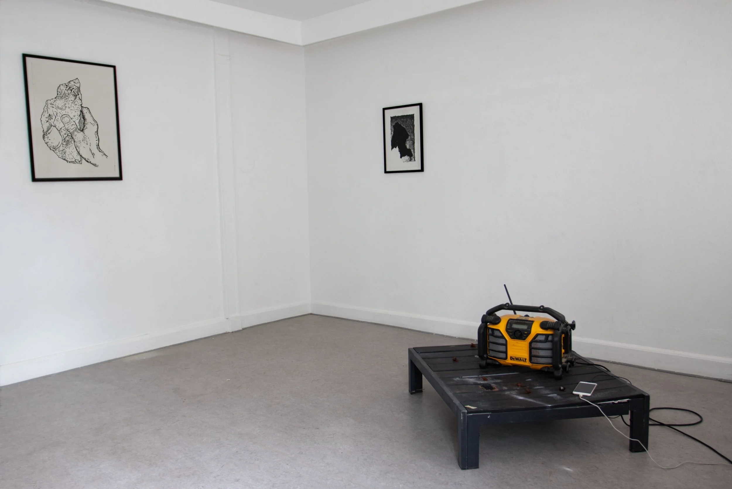 Installation view, Quest For Fire, Danske Grafikeres Hus, 2025