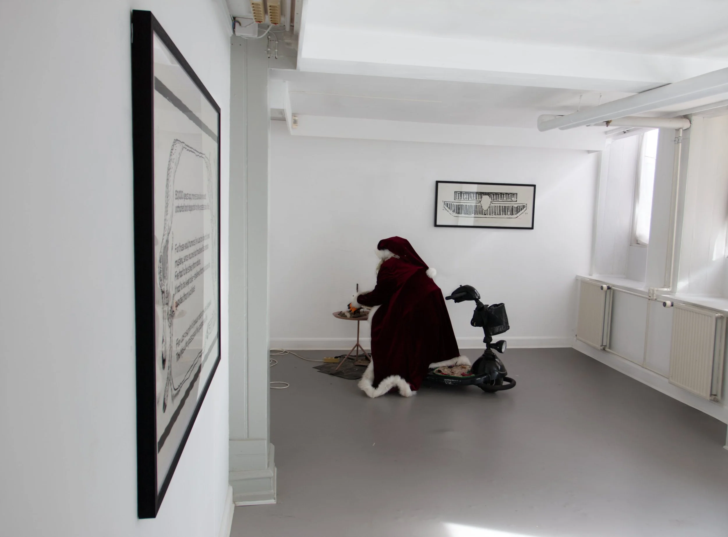 Installation view, Quest For Fire, Danske Grafikeres Hus, 2025