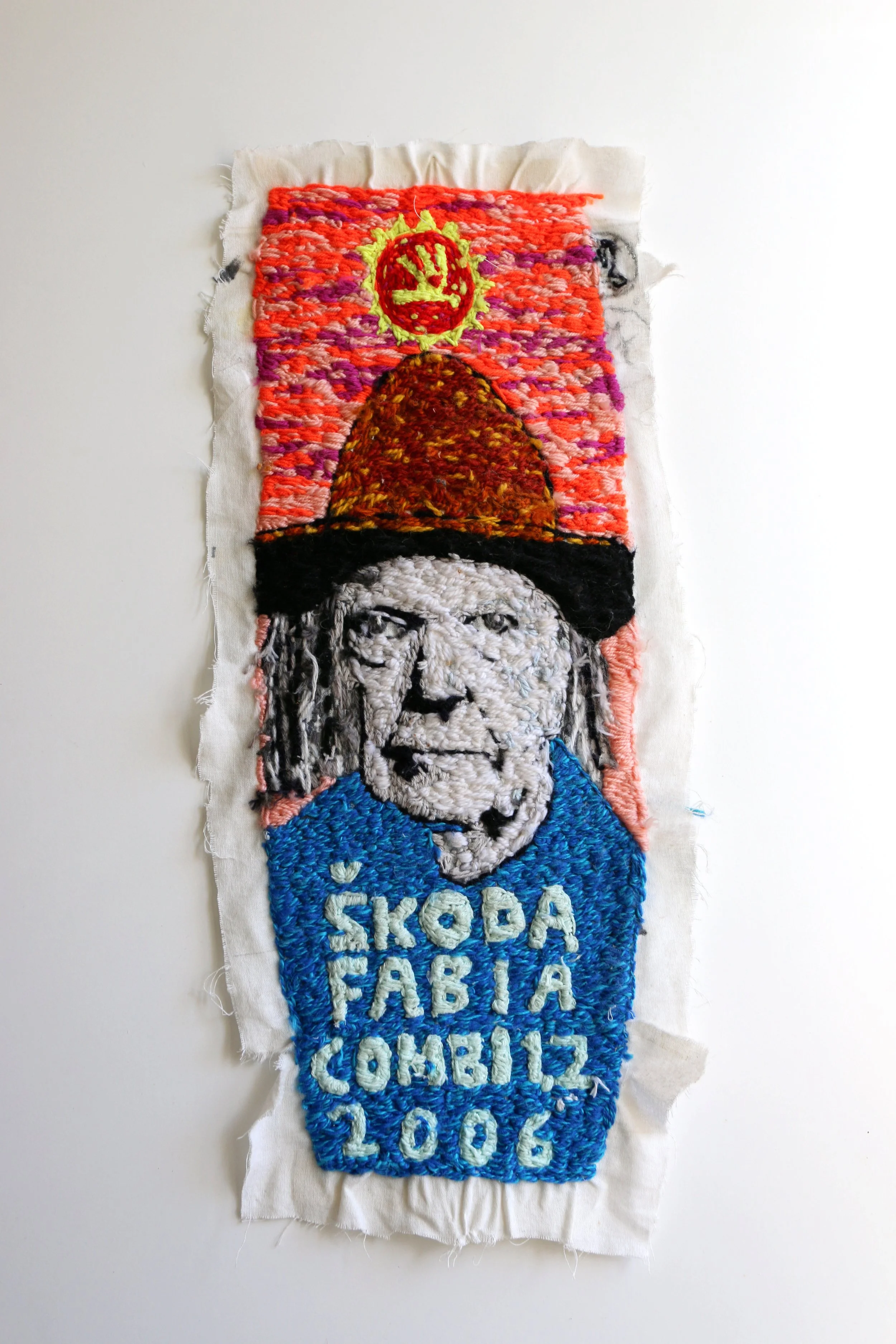 Neil Young (2021), embroidery, 20*47 cm
