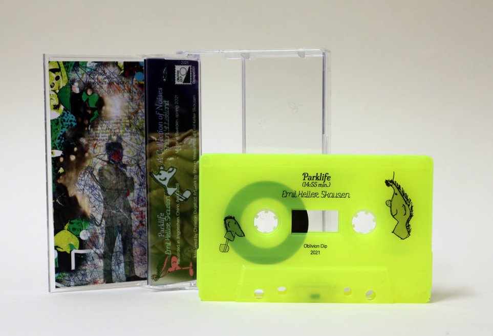 Skousen/Ytterland - Parklife/A Collection of Noises. Split-cassette with Shaun Ytterland. Oblivion Dip, 2021.