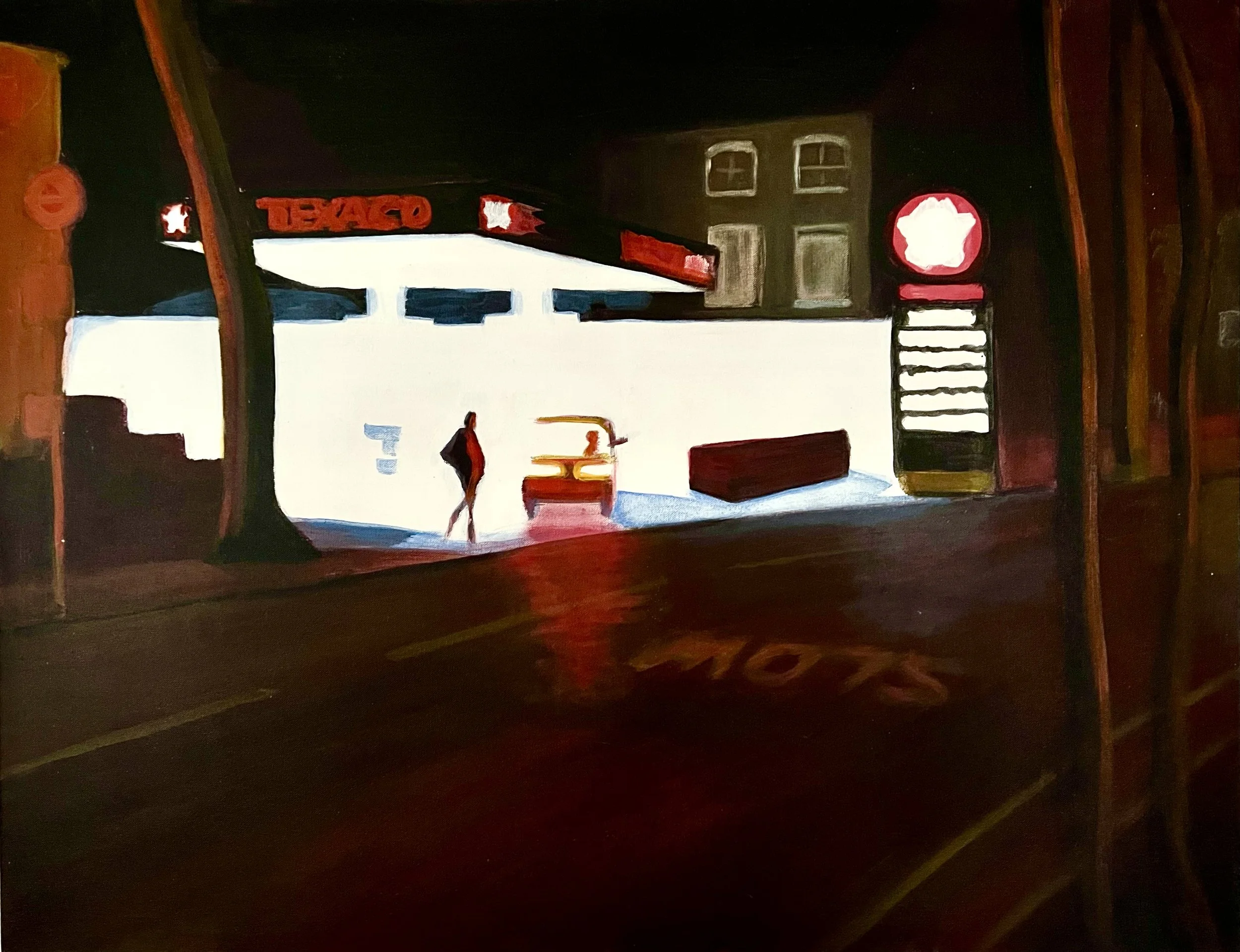 Texaco, Oil on Canvas, 91 x 71 cm, 2000 (Studio Sale)